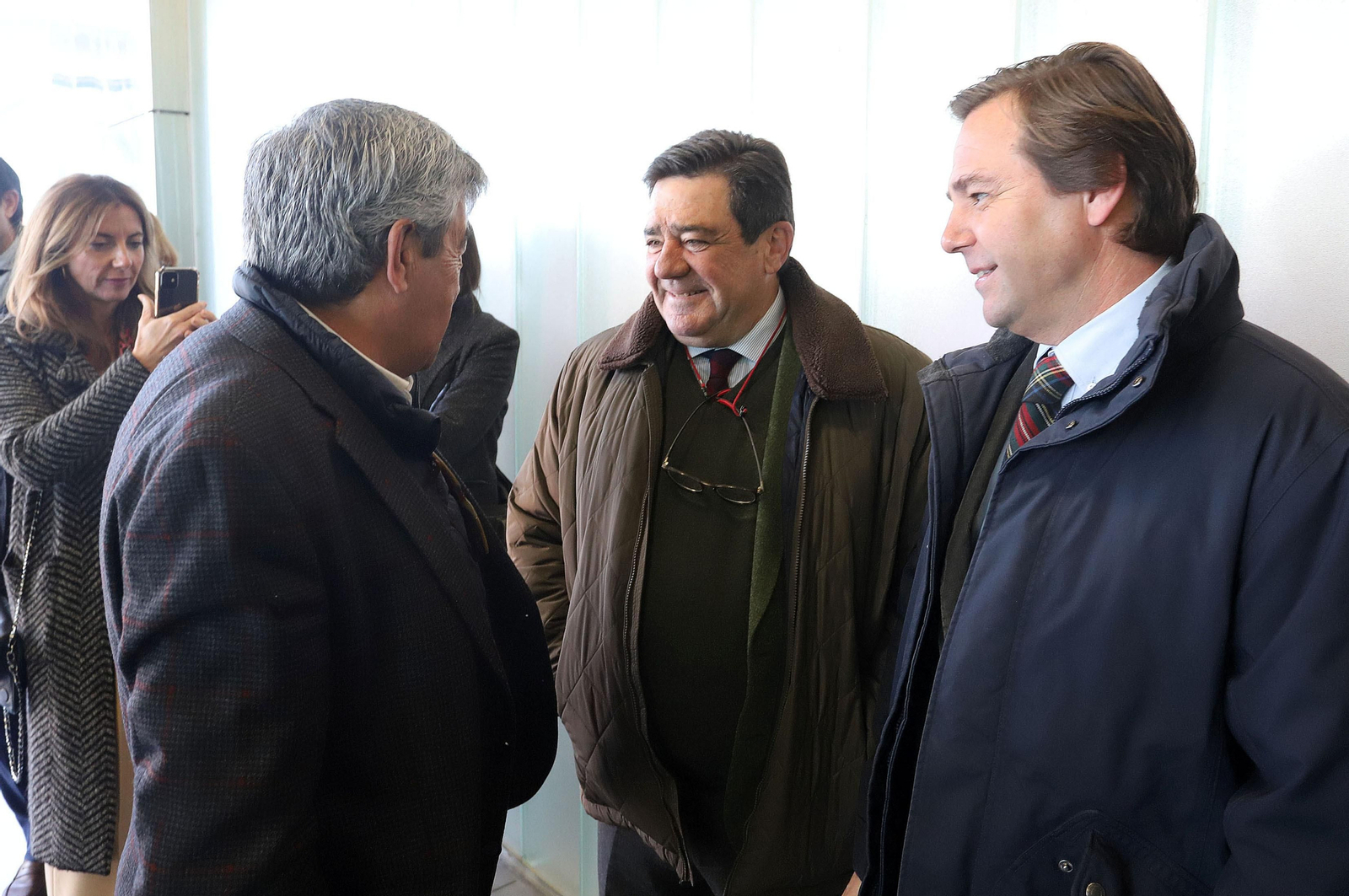Imágenes de los invitados a la conferencia y desayuno-coloquio con Antonio Sanz en el Foro Joly Andalucía