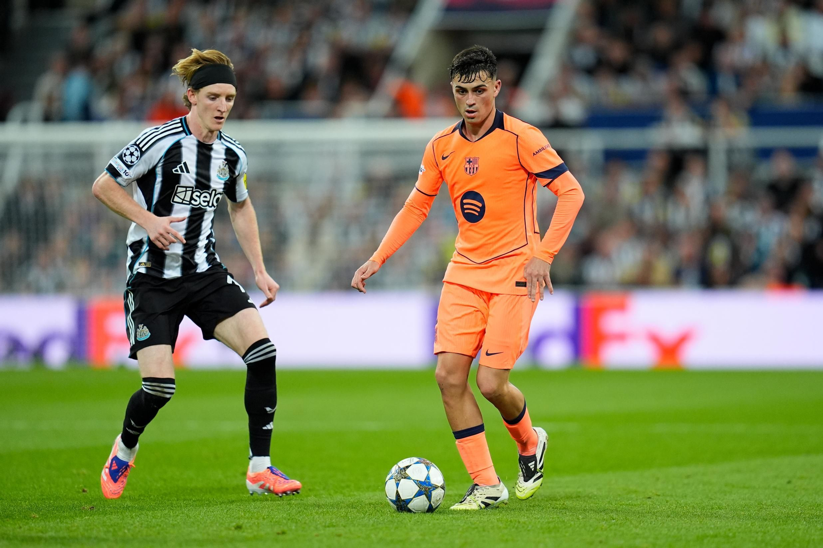 Las fotos del Newcastle-Barcelona