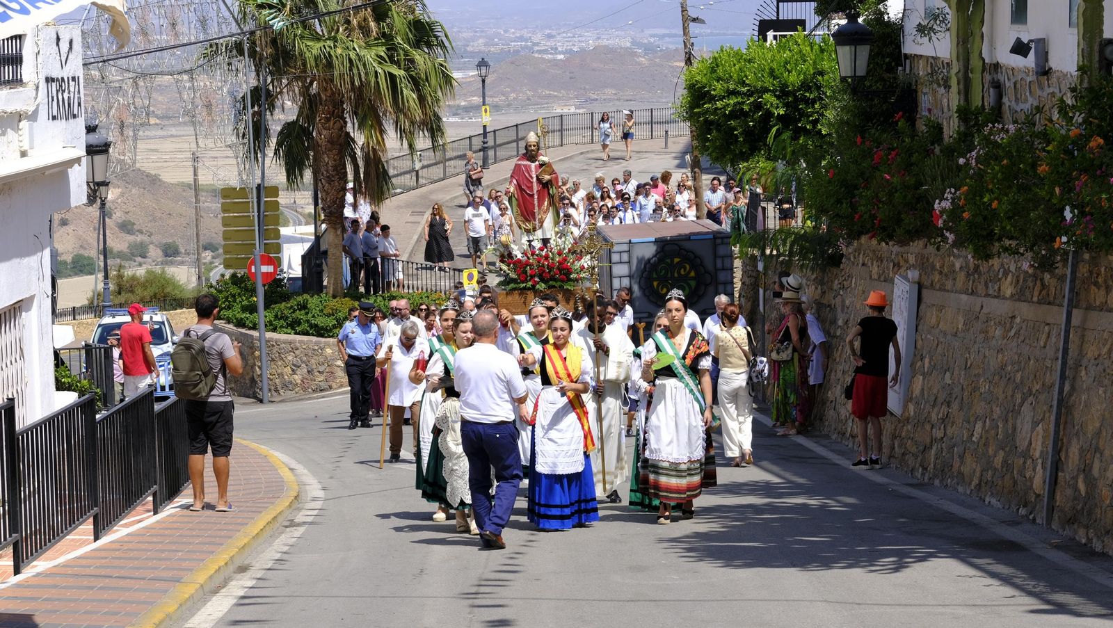 La Procesión de San Agustín en Mojácar, en imágenes