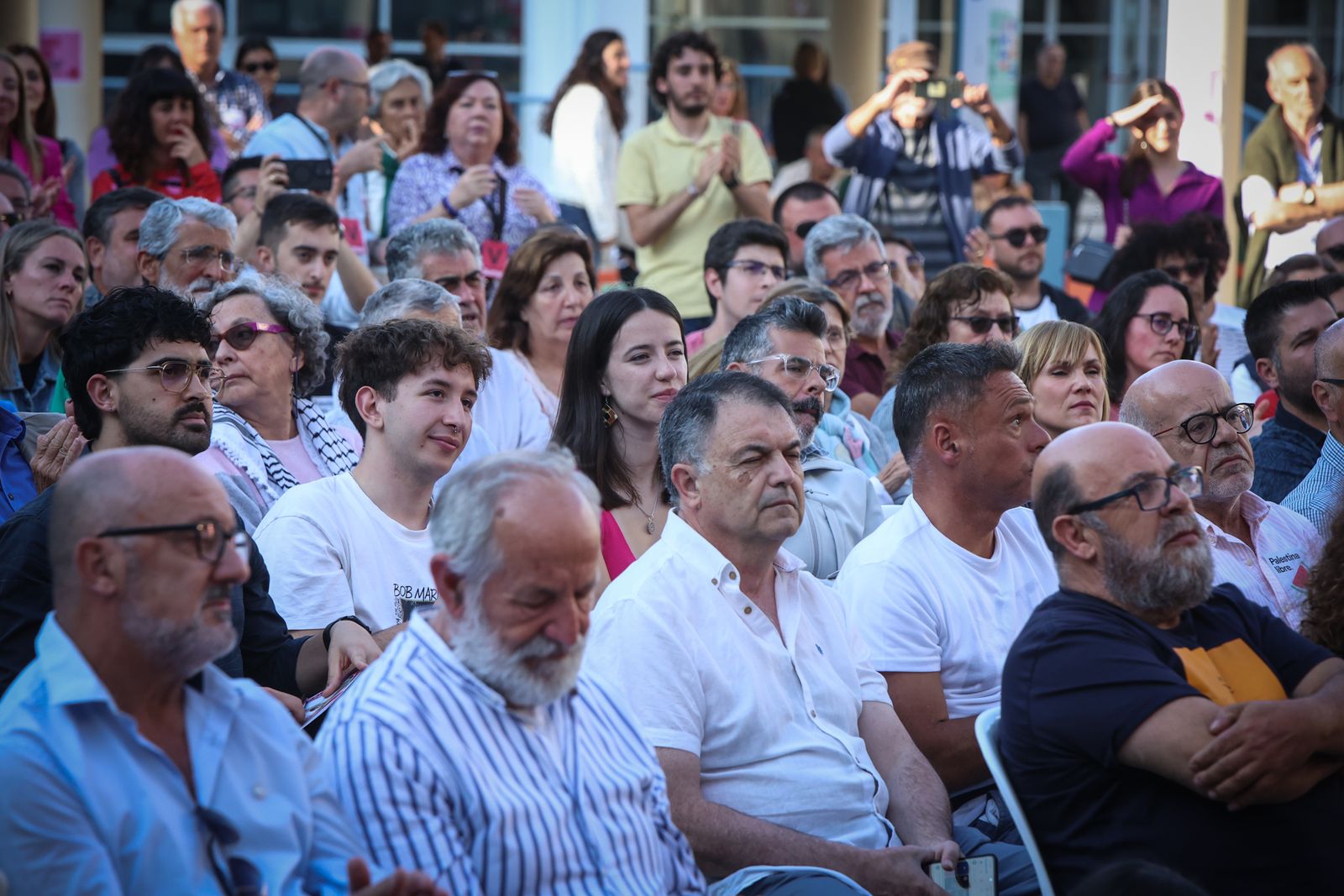 Imágenes del mitin de SUMAR con Yolanda Díaz en Jerez