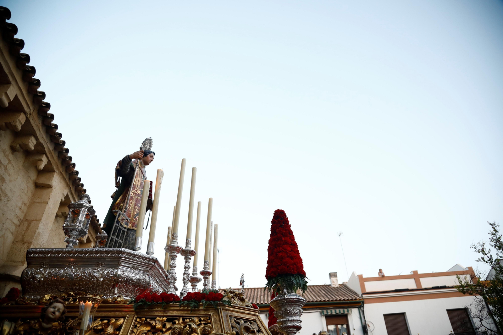 La procesión de San Lorenzo Mártir en Córdoba, en imágenes