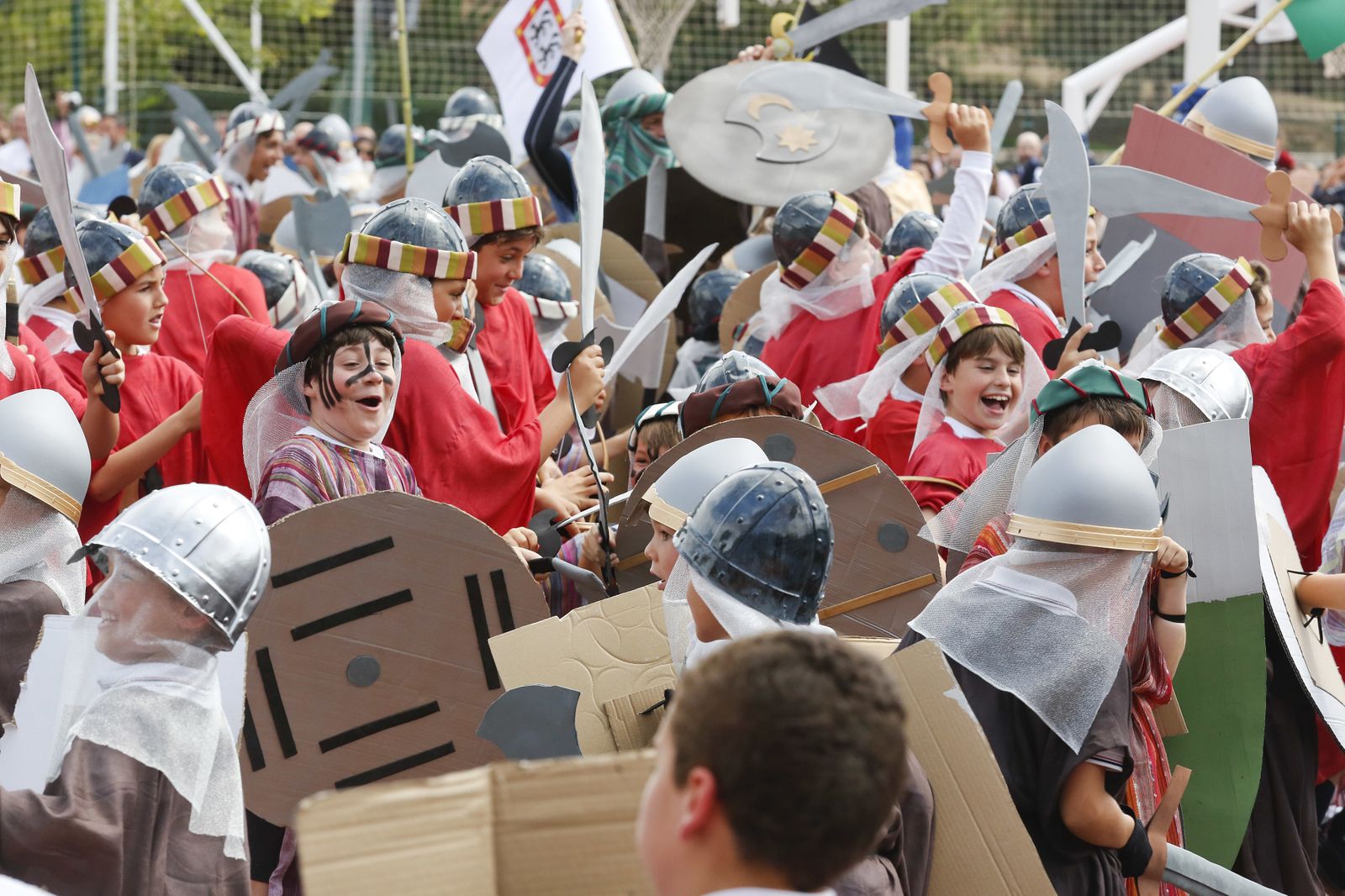 La Batalla de las Navas de Tolosa escenificada por los alumnos de El Romeral