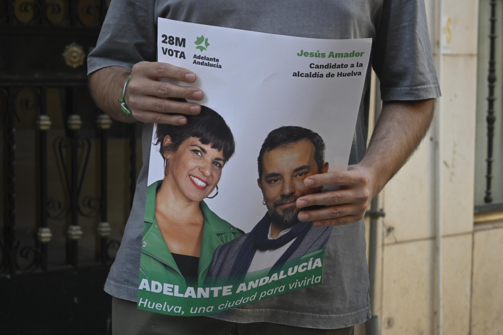 Elecciones Municipales Huelva 2023: Imágenes del acto de inicio de campaña en la sede de Adelante Andalucía