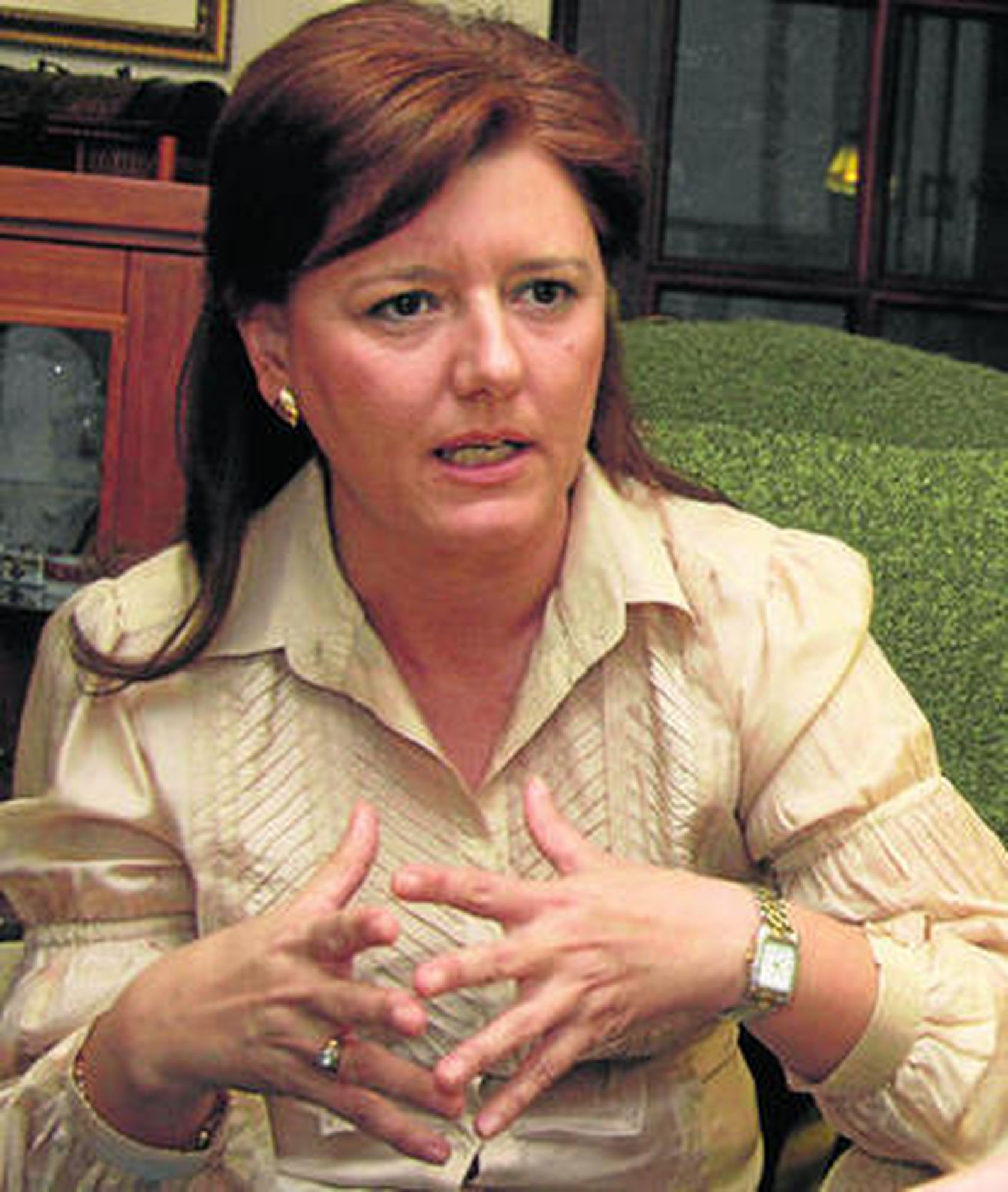 Mercedes Marín, en su casa del Polígono San Pablo.