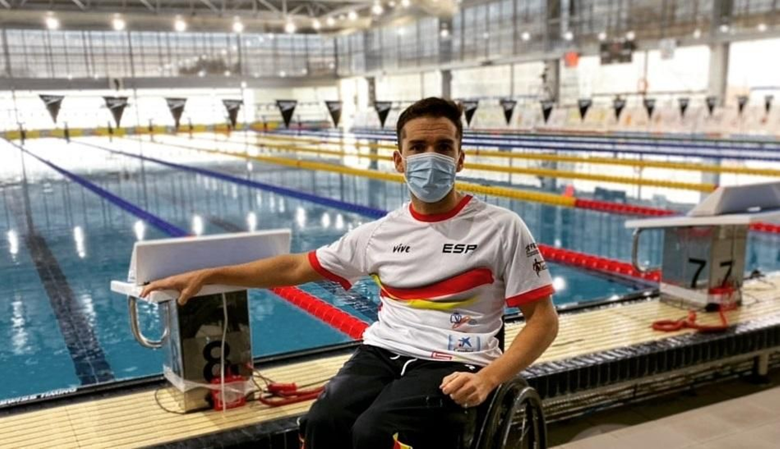 Paco Salinas, durante una prueba con la selección española. Paco Salinas, durante una prueba con la selección española.