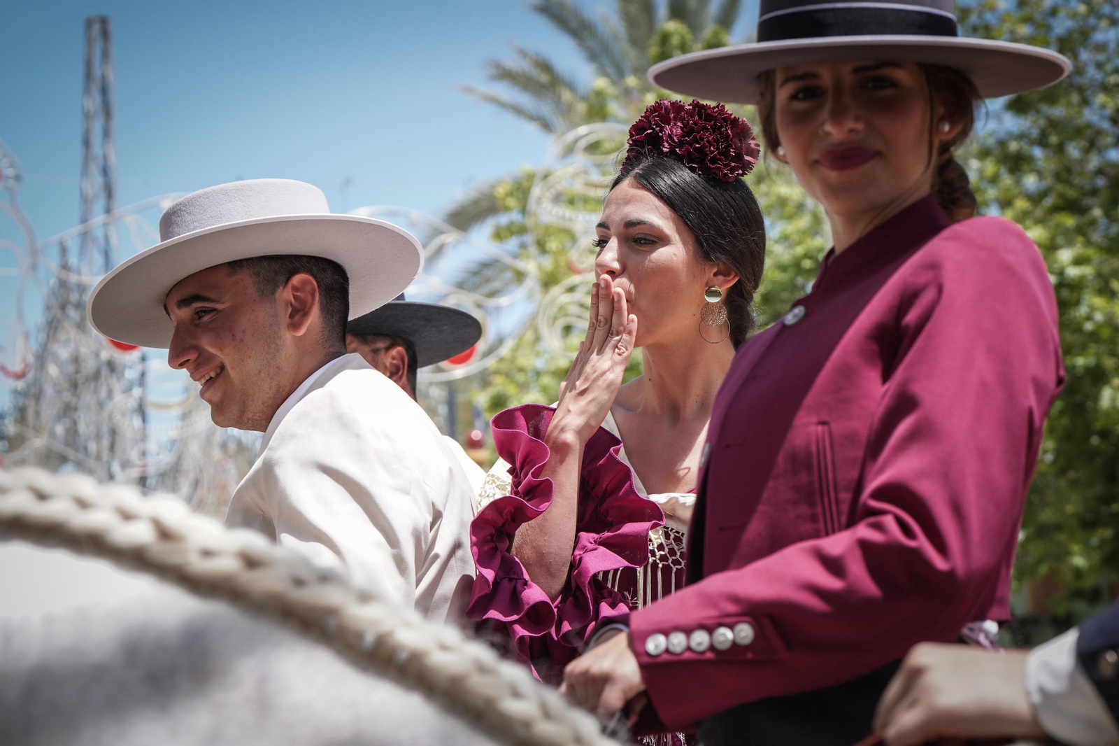 Imágenes del ambiente el domingo en la Feria de Jerez 2024