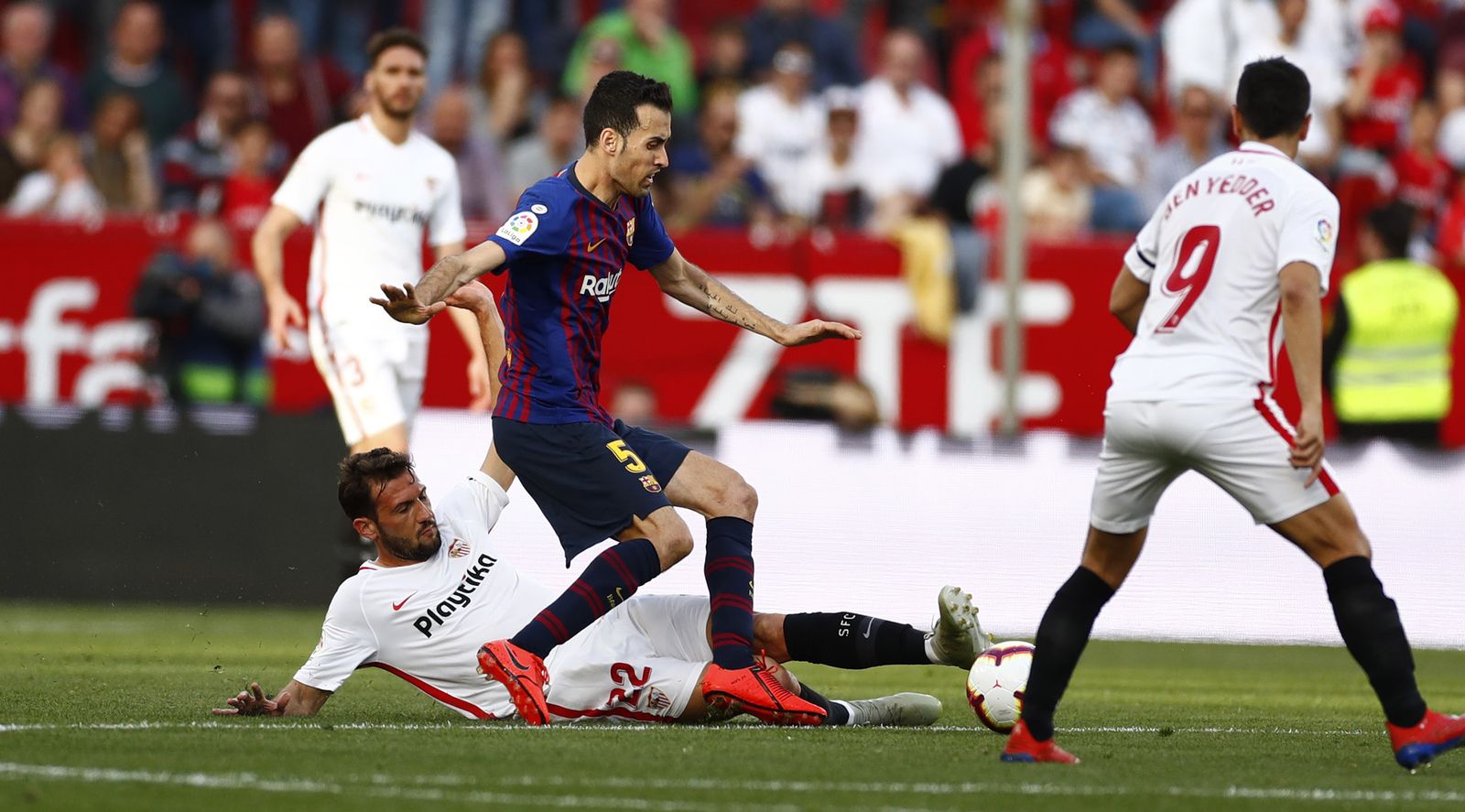 El Sevilla-Barcelona, en imágenees