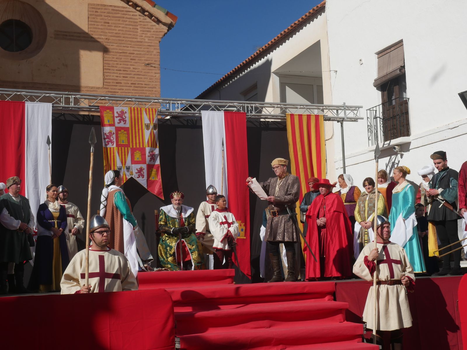 Imágenes de la "visita de los Reyes Católicos" a Fiñana