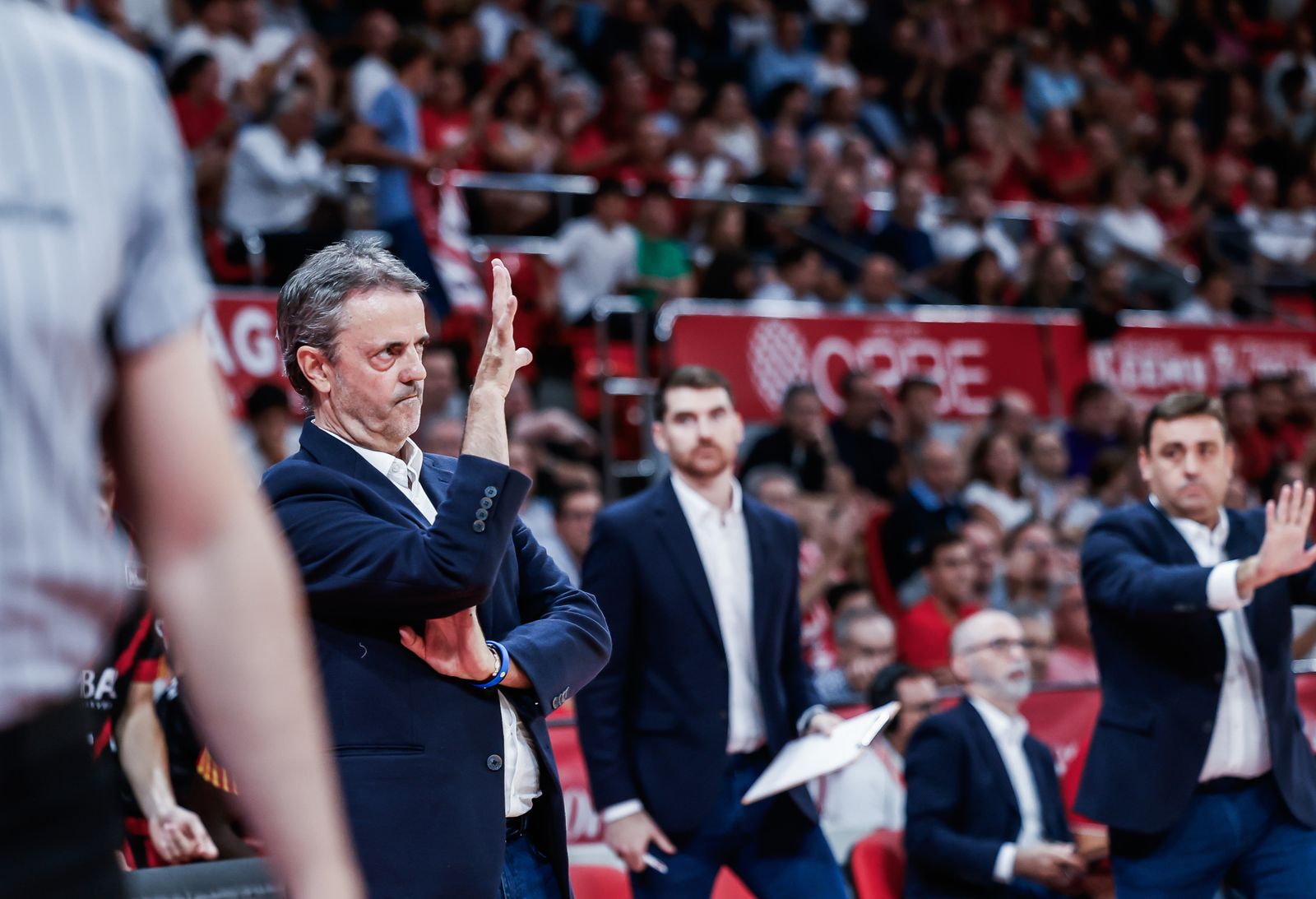 Fisac, durante el partido ante el Unicaja