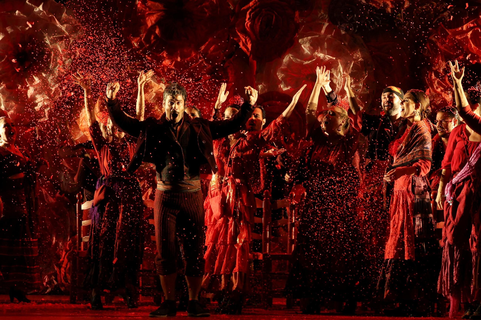 El ensayo general de 'El gitano por amor' en Málaga, en fotos