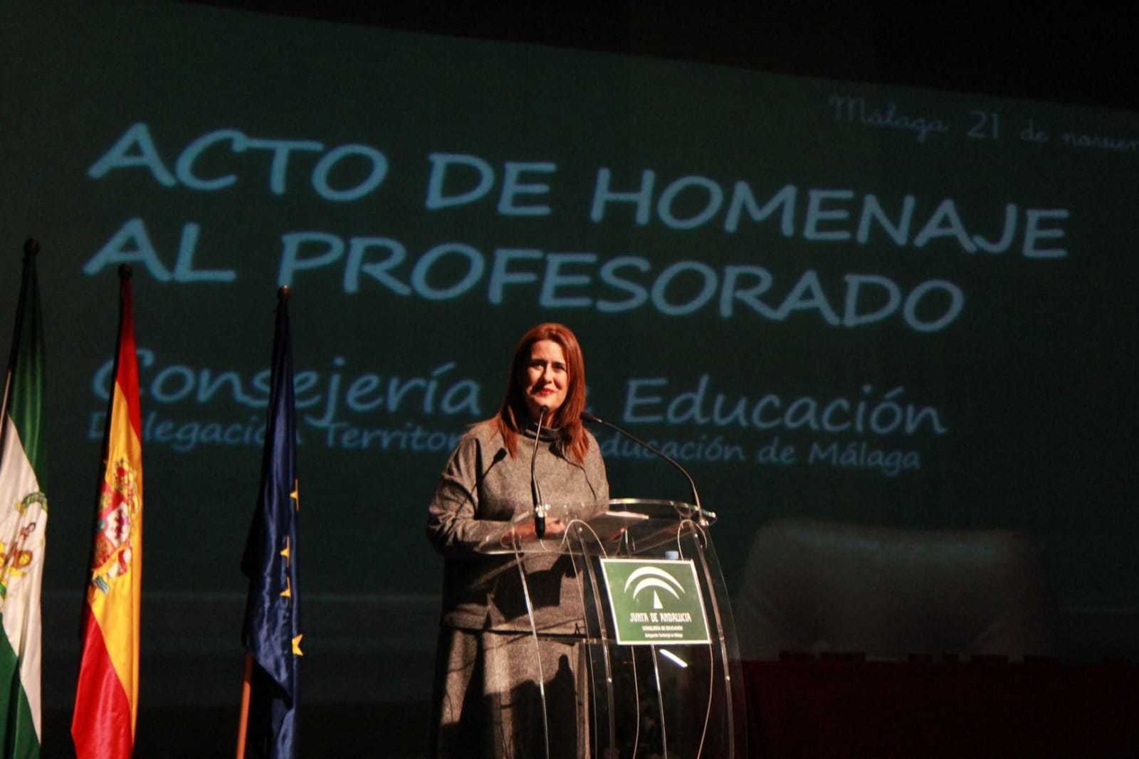 Acto de homenaje a los docentes jubilados en la provincia de Málaga
