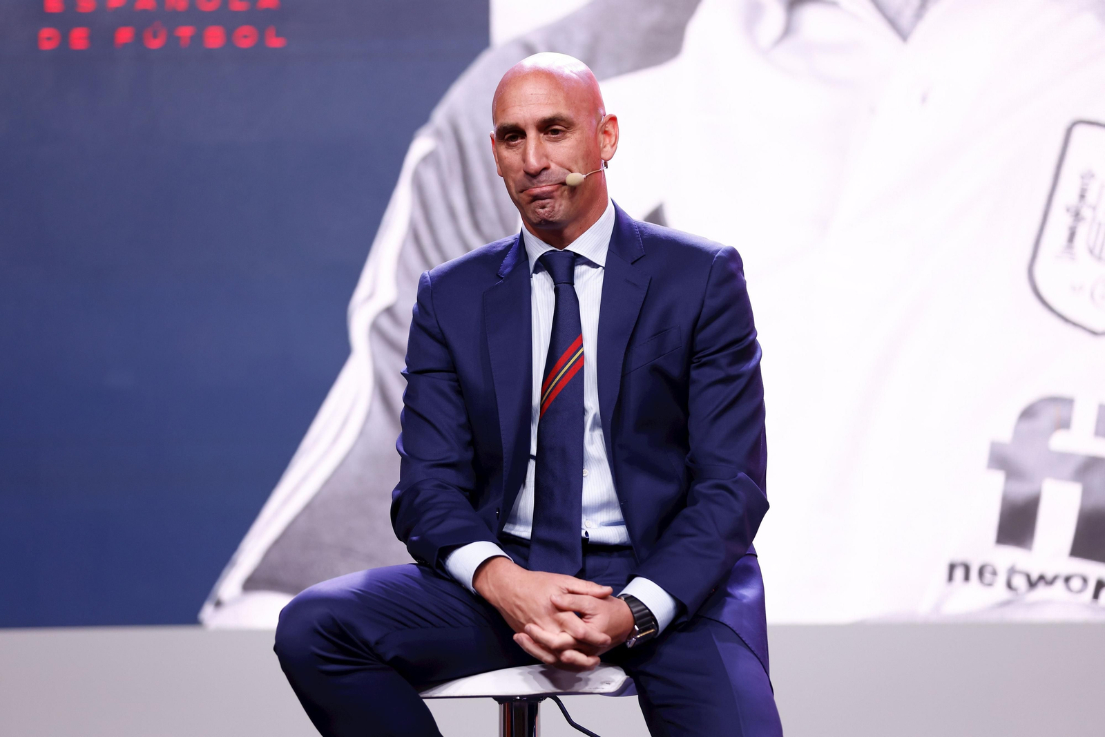 Luis Rubiales, durante un acto como presidente de la Federación Española.