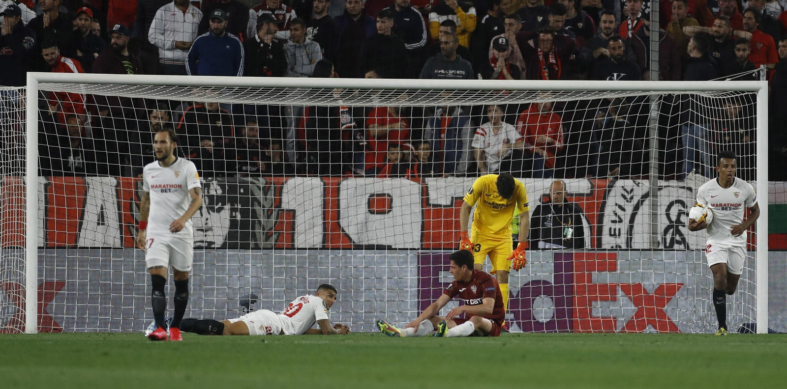 Las imágenes del Sevilla FC- CFR Cluj