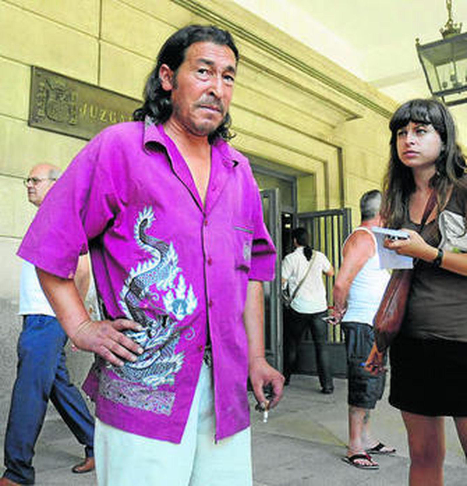 Ángel Jiménez, portavoz de los Caracoleños.