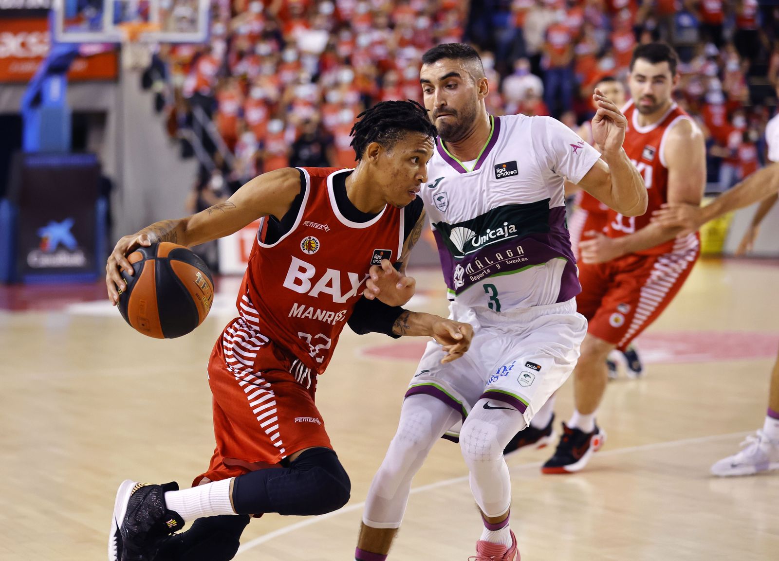 El Baxi Manresa-Unicaja, en fotos