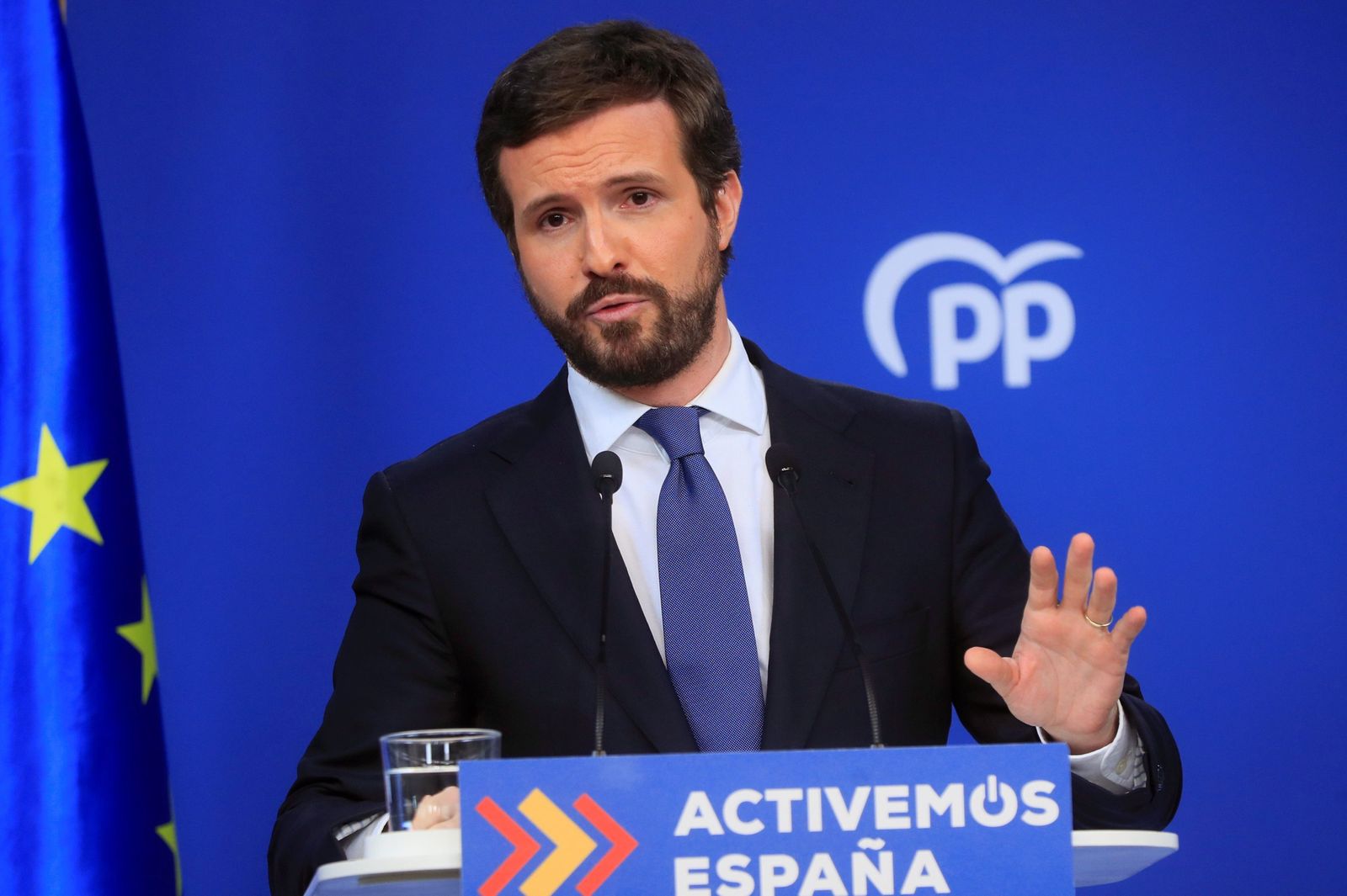 El líder del Partido Popular, Pablo Casado.