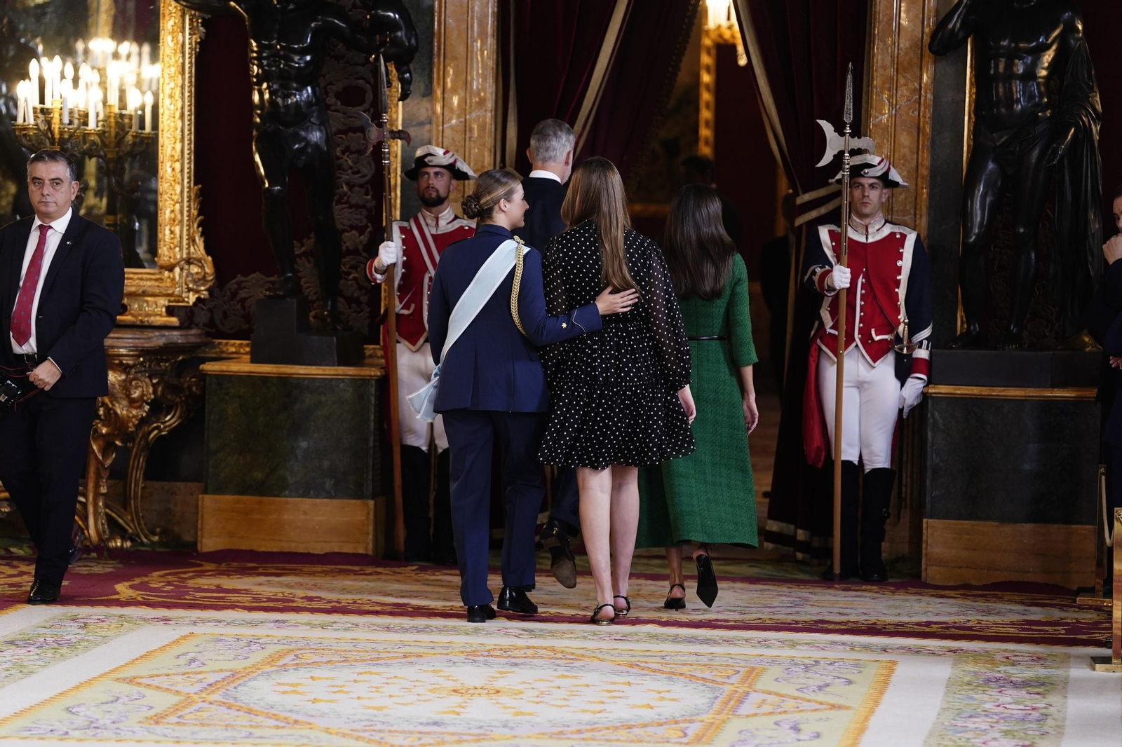 Las fotos de la recepción del Rey por el 12 de octubre