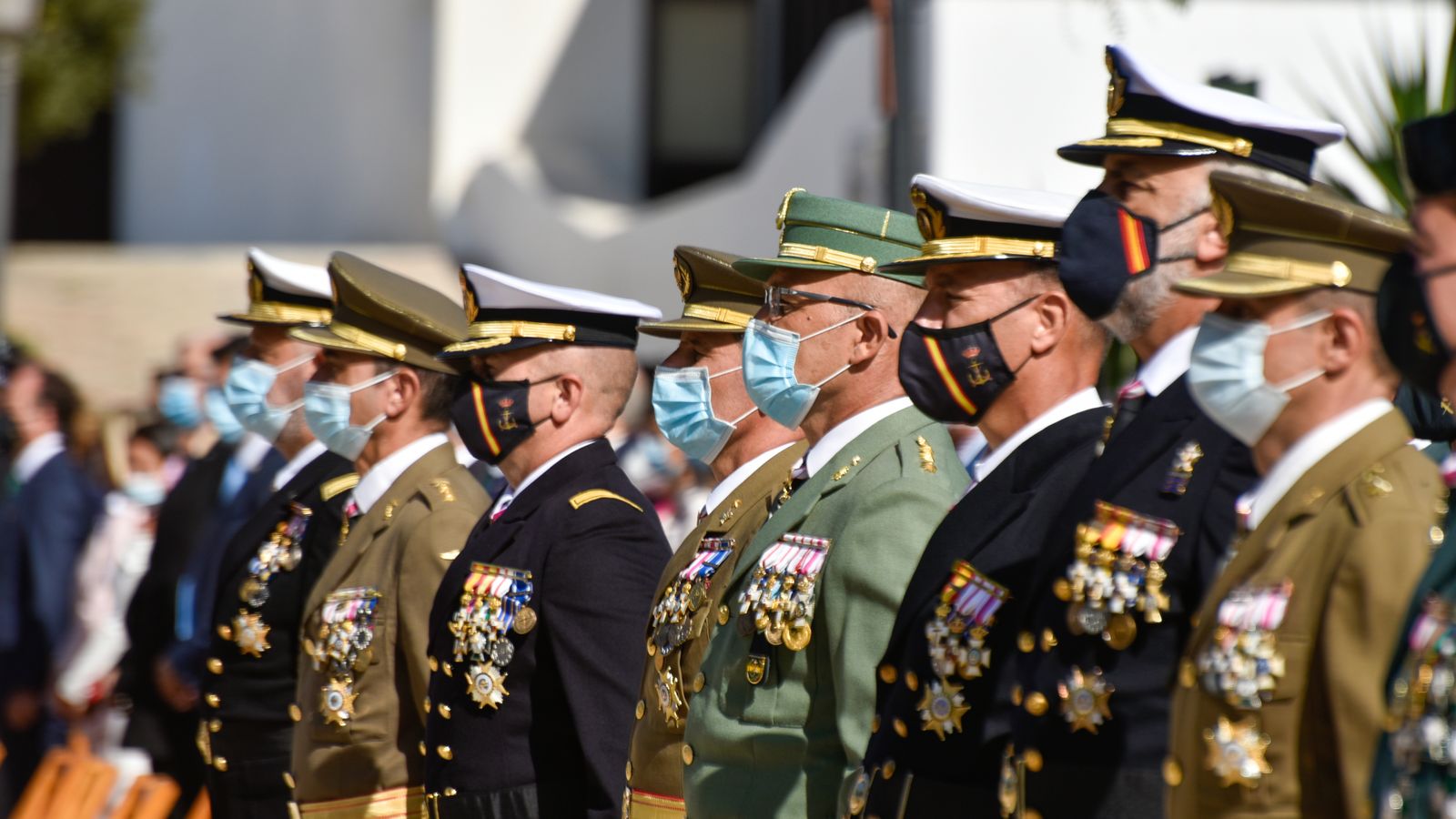 Las fotos de los actos de la Guardia Civil en Tarifa por la festividad de la Virgen del Pilar