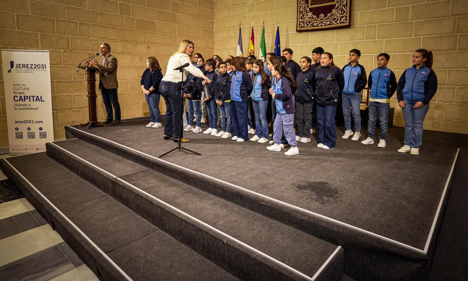 Imágenes del concurso de villancicos de la Cátedra de Flamencología de Jerez