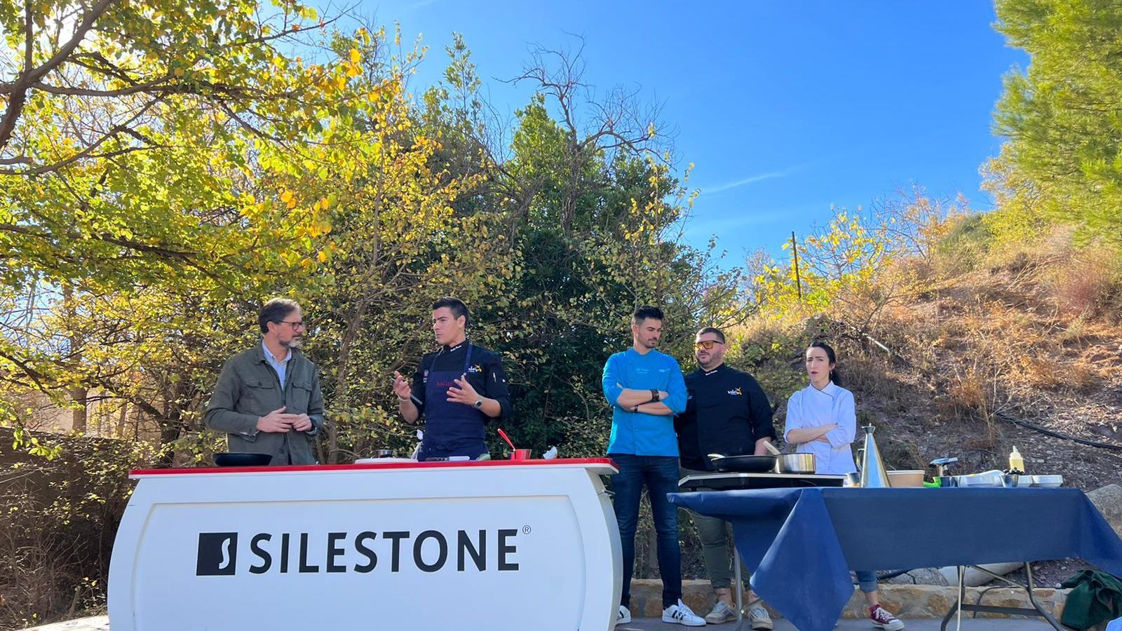 Borja González, Rafa Rodríguez, Pablo Fuente y Noelia Carrión mostraron otras recetas en torno a este plato.