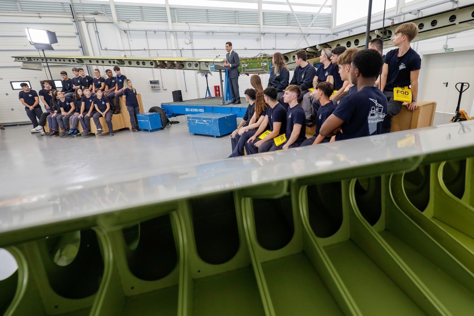 Nuevo centro de Formación Profesional Base Tecnológica Aeronautica "Javier Imbroda", en La Rinconada