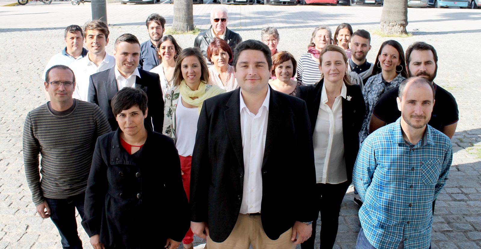 Integrantes de la candidatura de Izquierda Unida en las elecciones municipales de 2015