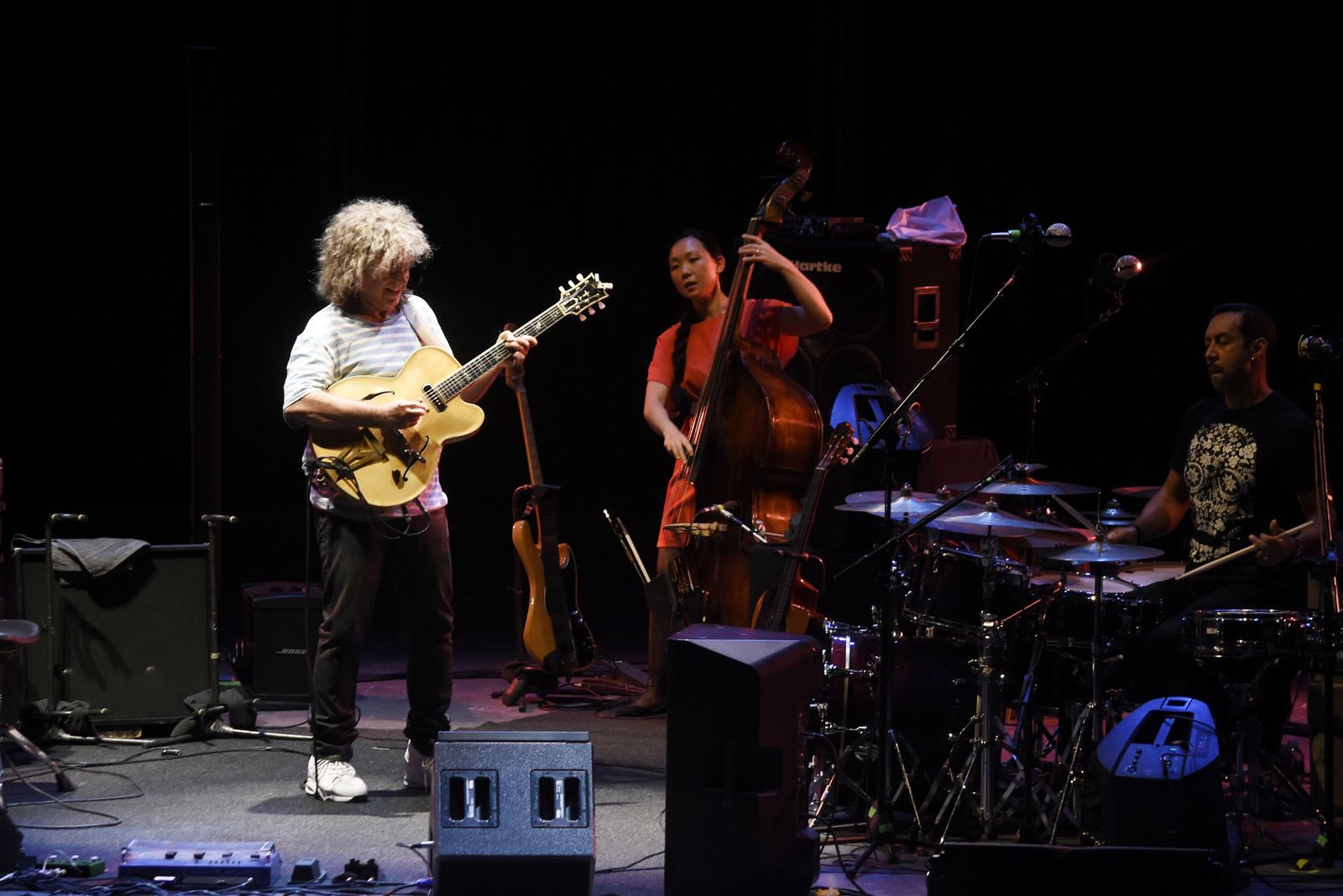 Pat Matheny y Linda Oh, en el concierto del pasado jueves.