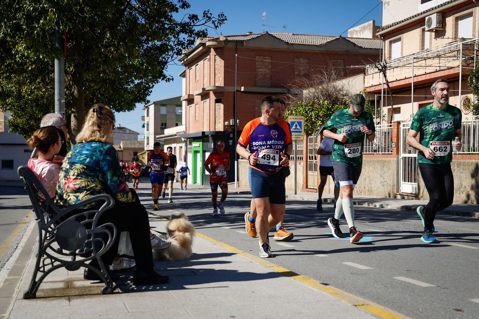 Encuéntrate en el inicio en Albolote del Gran Premio de Fondo de la Diputación