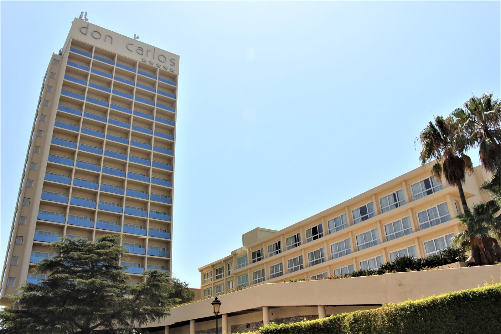 Vista del hotel Don Carlos, ubicado en Marbella.