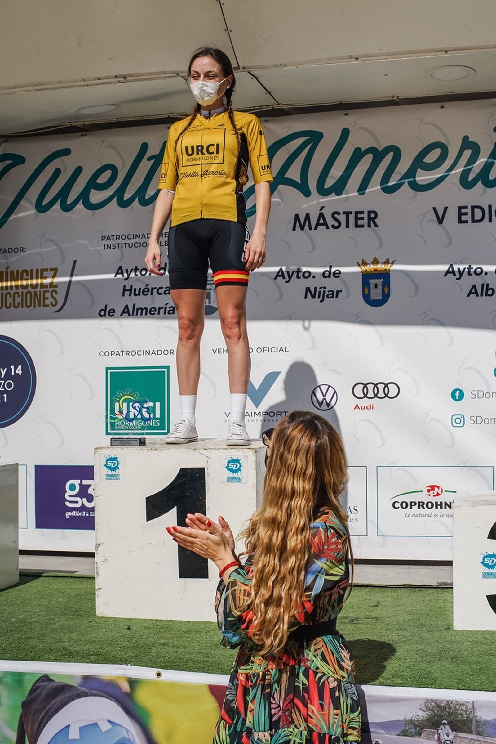 Beatriz Martínez, ganadora femenina.