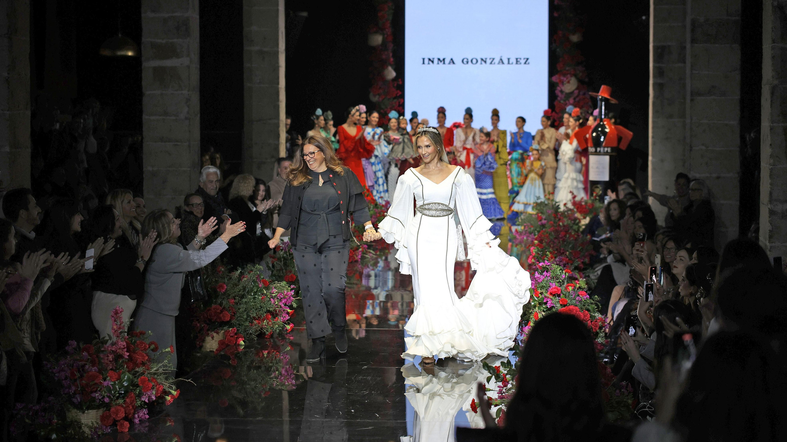 Desfile de Inmaculada González en la Pasarela Flamenca Tío Pepe Jerez 2024