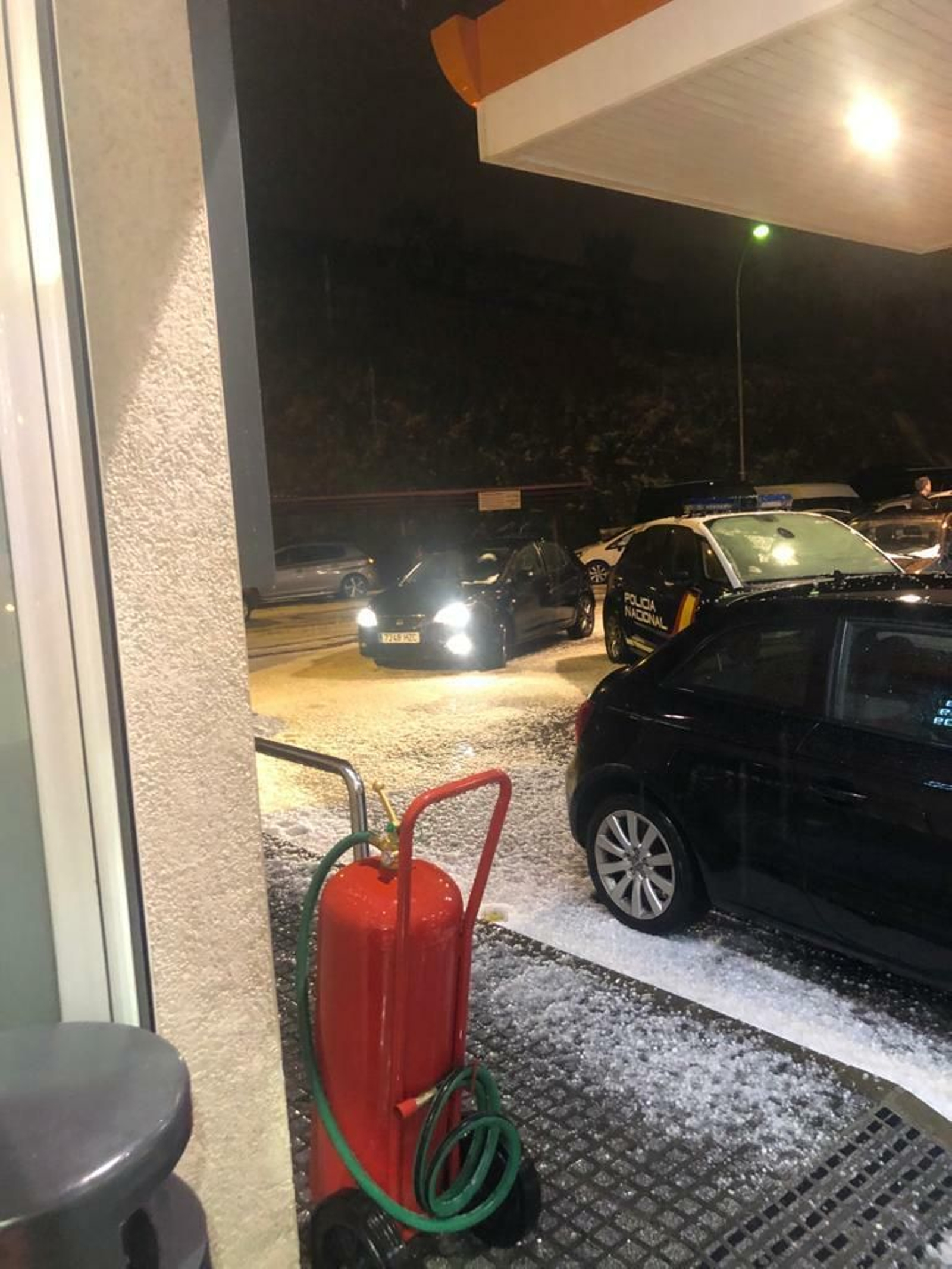 Fotos de la fuerte granizada registrada en Málaga