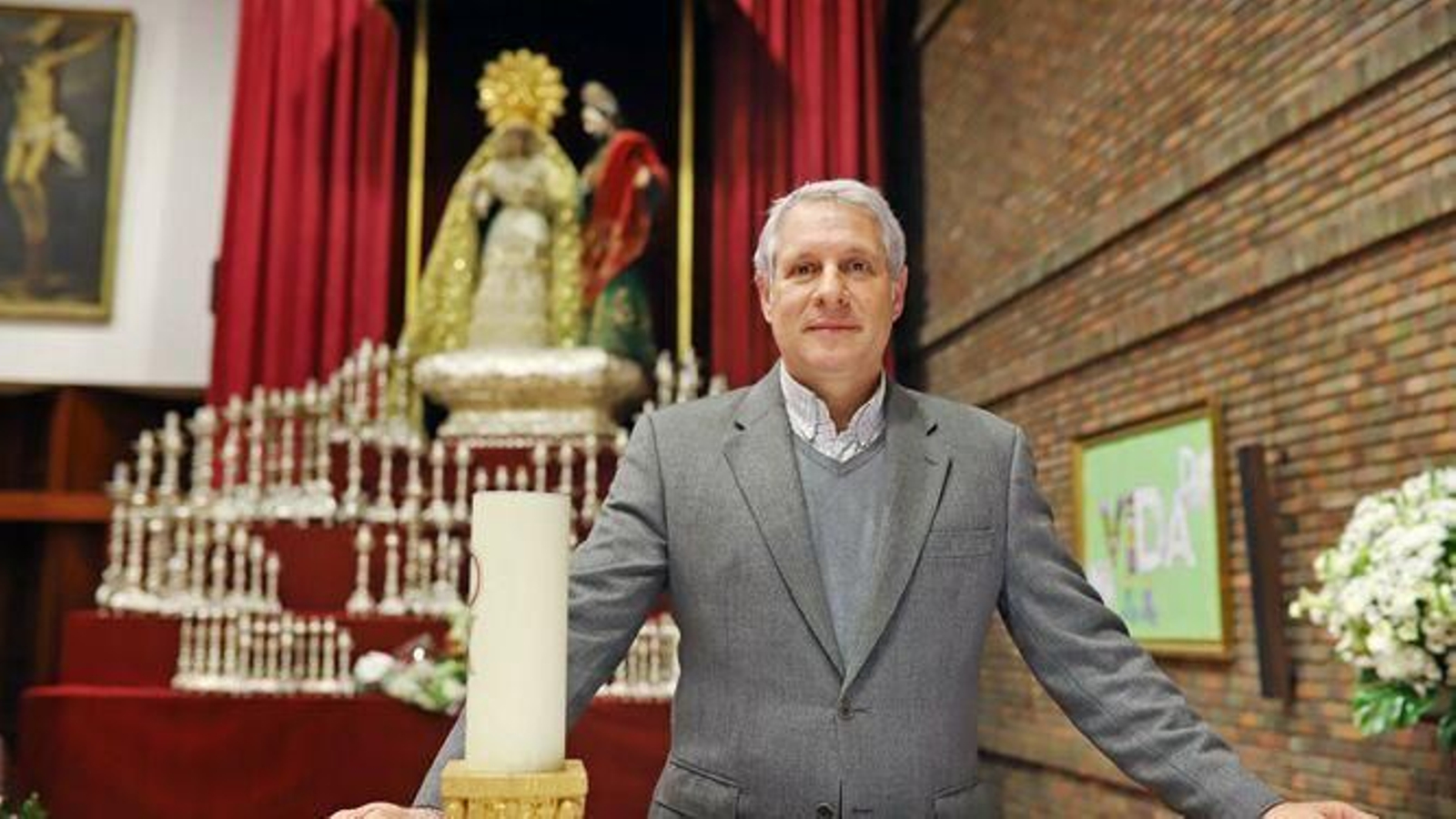 Manuel Hurtado, ex hermano mayor de la Yedra.