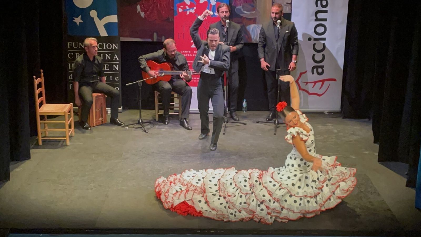 Un momento de la actuación del Ballet Flamenco de Andalucía.