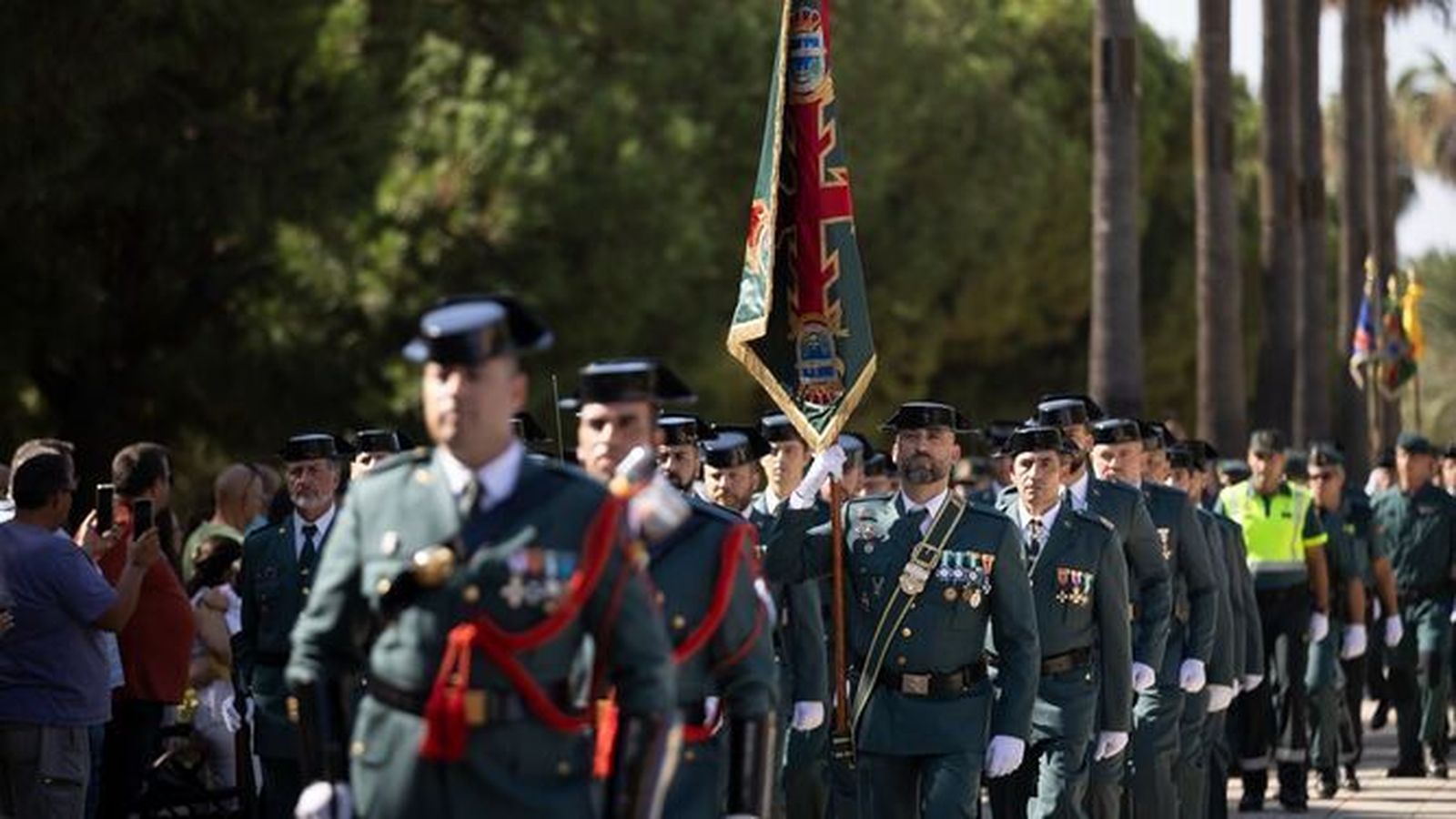 Desfile de la Guardia Civil.