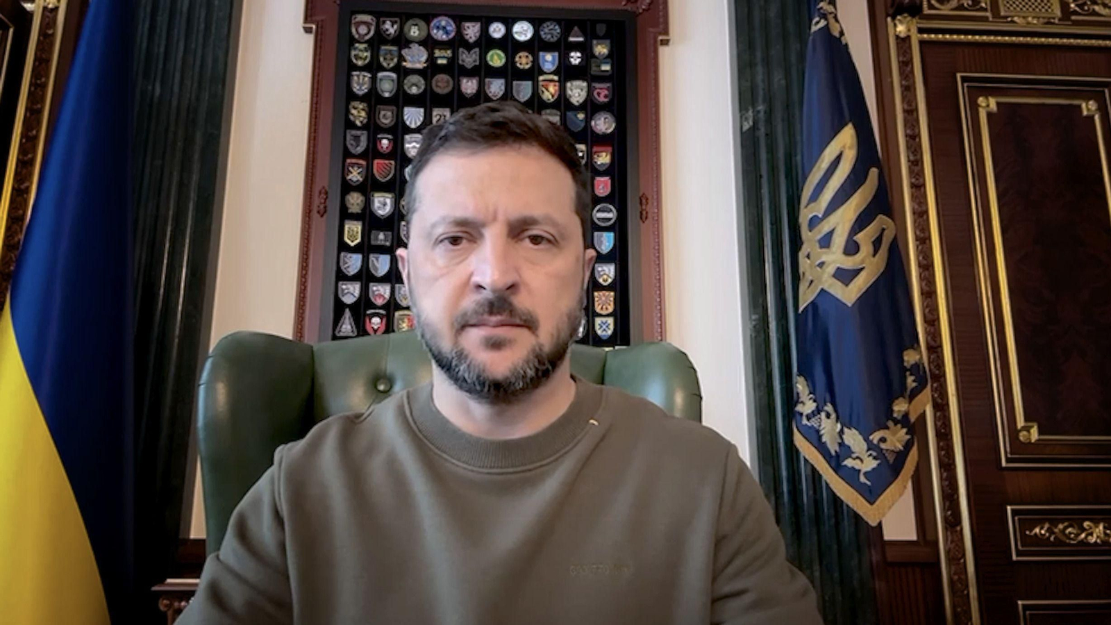 El presidente de Ucrania, Volodimir Zelenski.