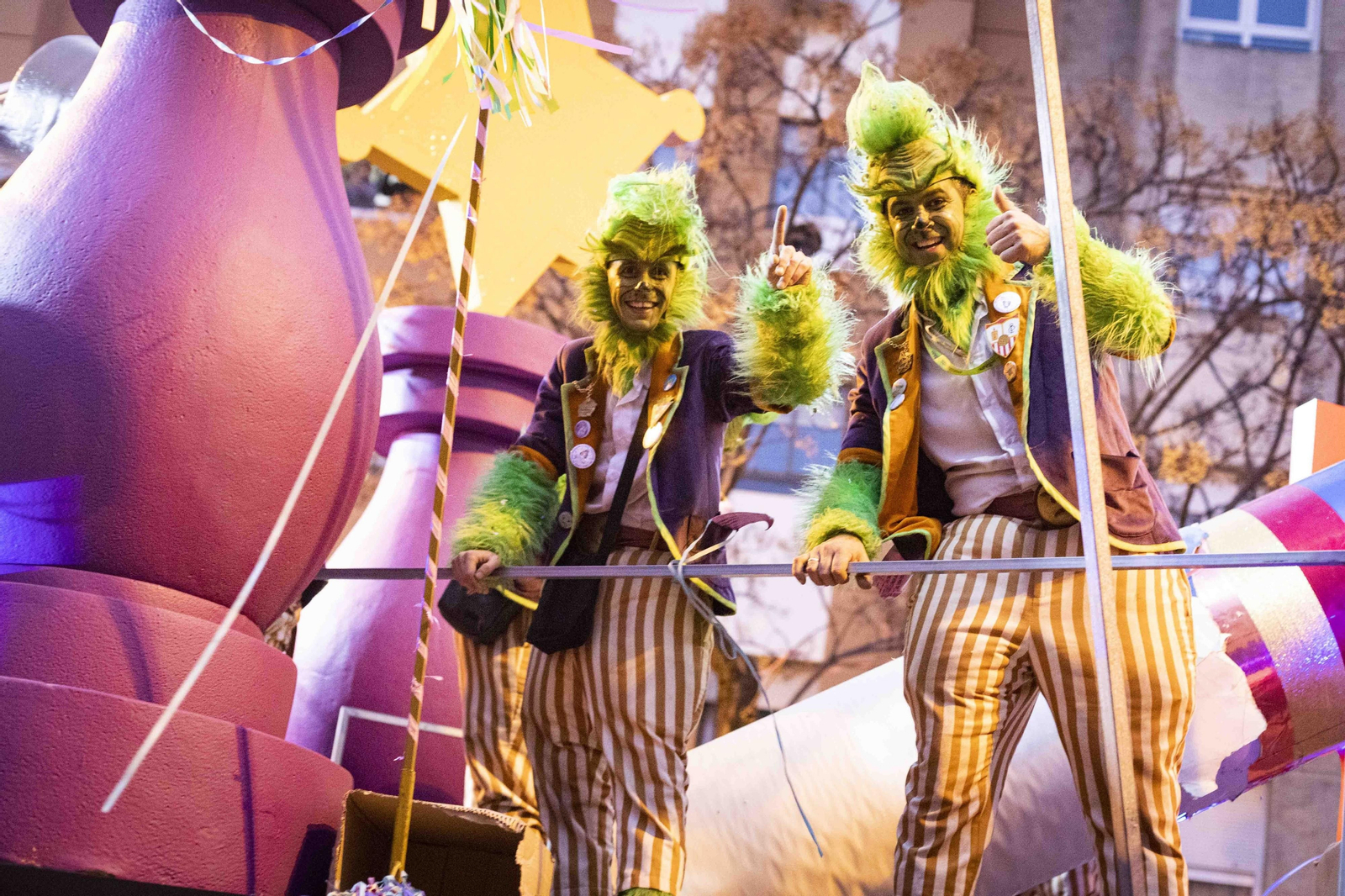 La Cabalgata Magna del Carnaval de Cádiz 2024, en imágenes