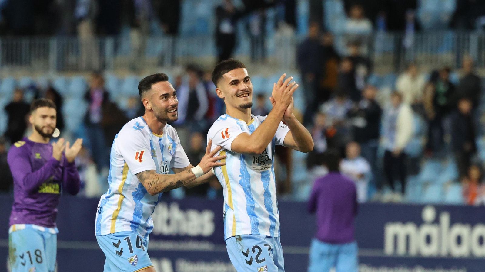 Las fotos del Málaga-Deportivo de La Coruña