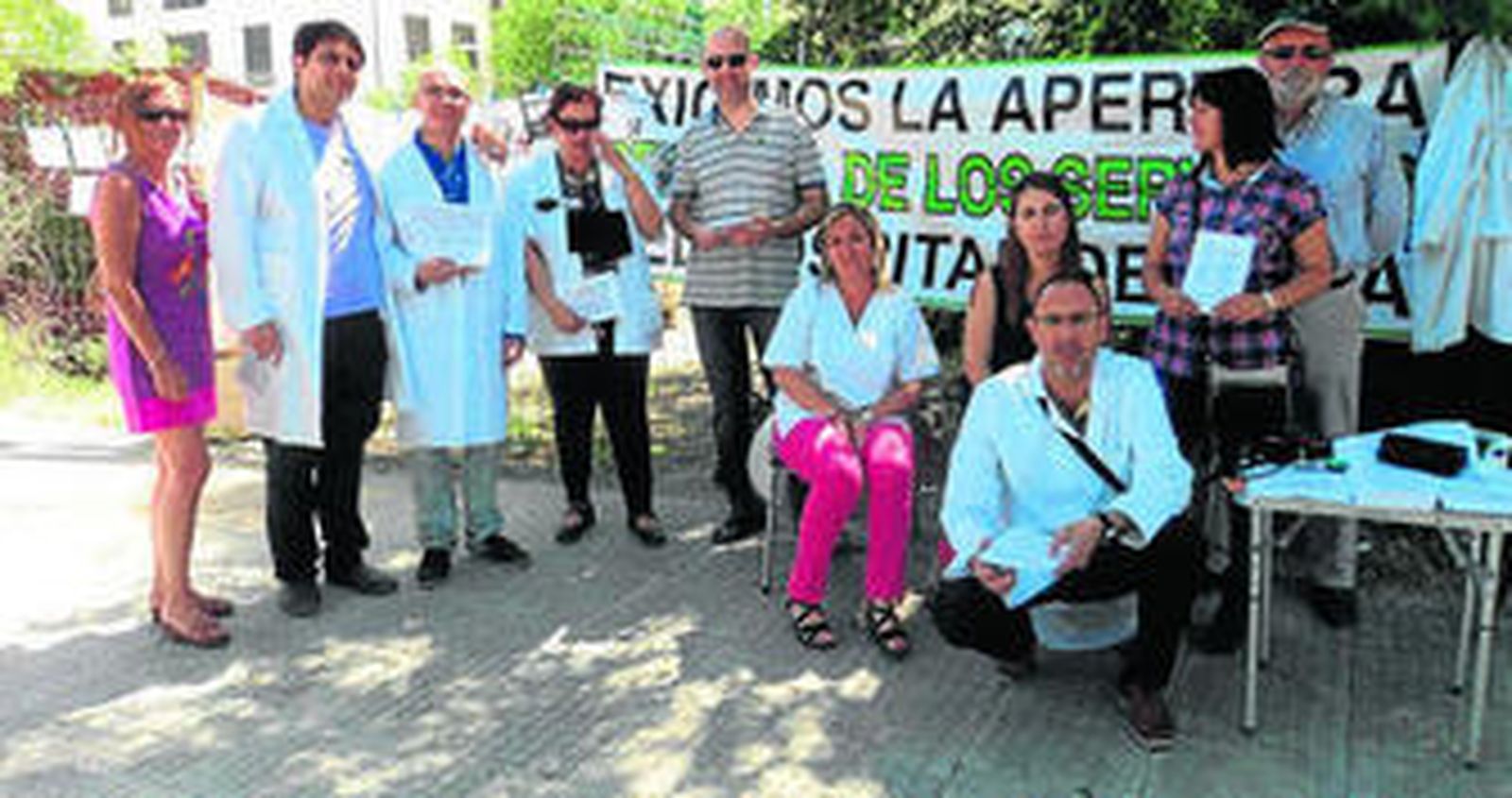 La plataforma del hospital llevó a cabo un taller de salud e informó a los ciudadanos de la situación.
