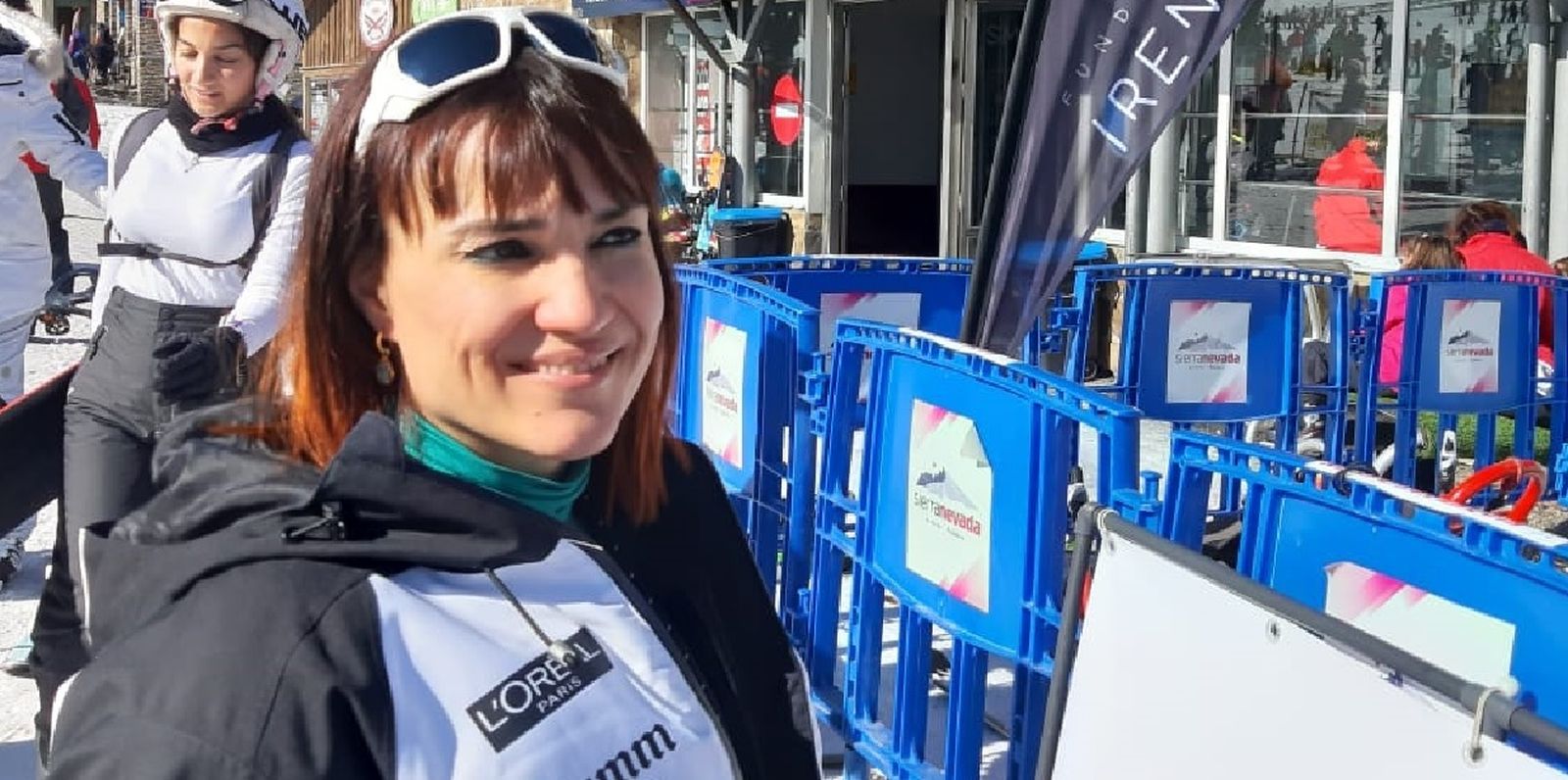 Irena Villa prepara en Sierra Nevada el Campeonato de Europa de esquí adaptado