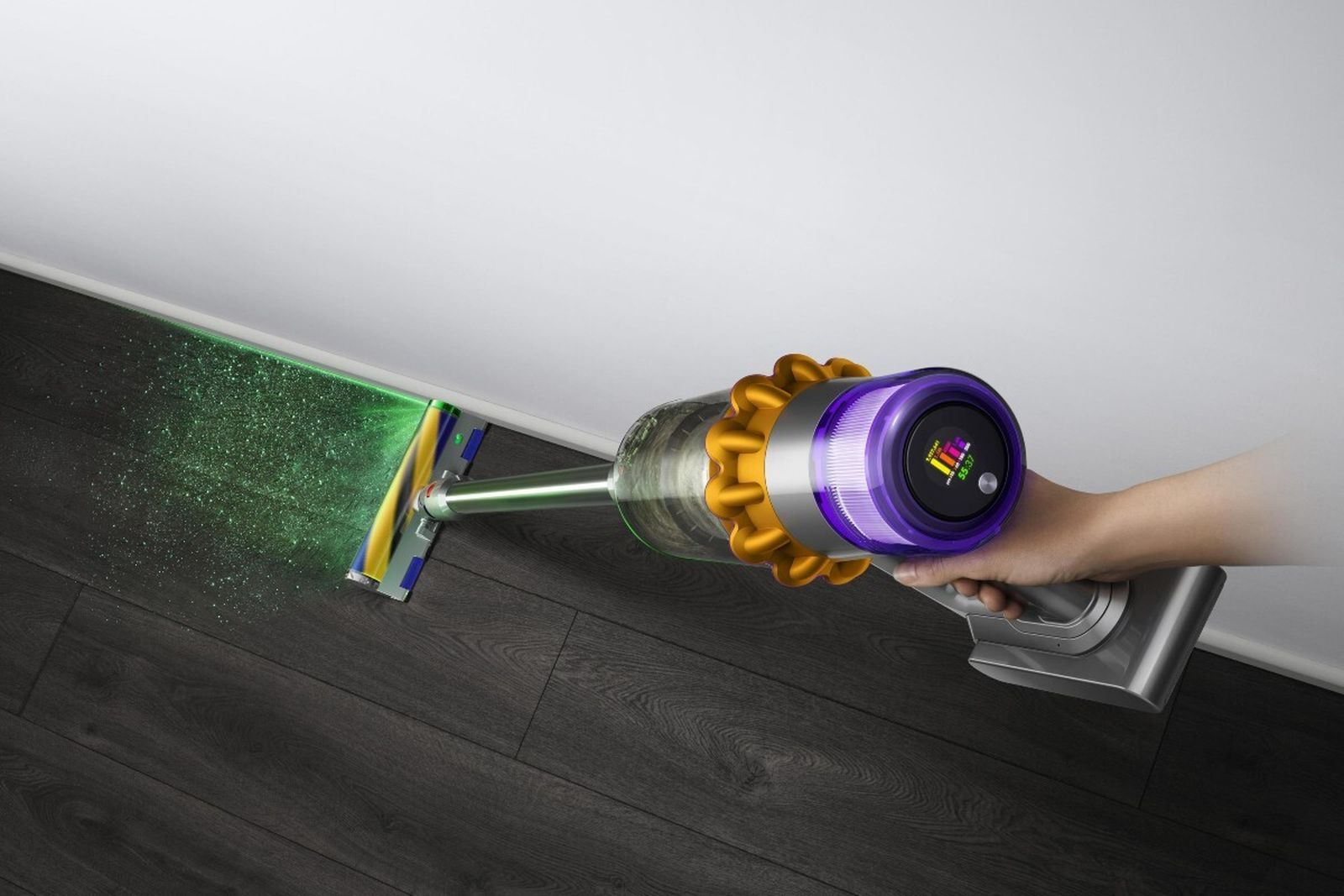 Todos los modelos de la aspiradora sin cables Dyson V15 ¡tienen 100€ de descuento!