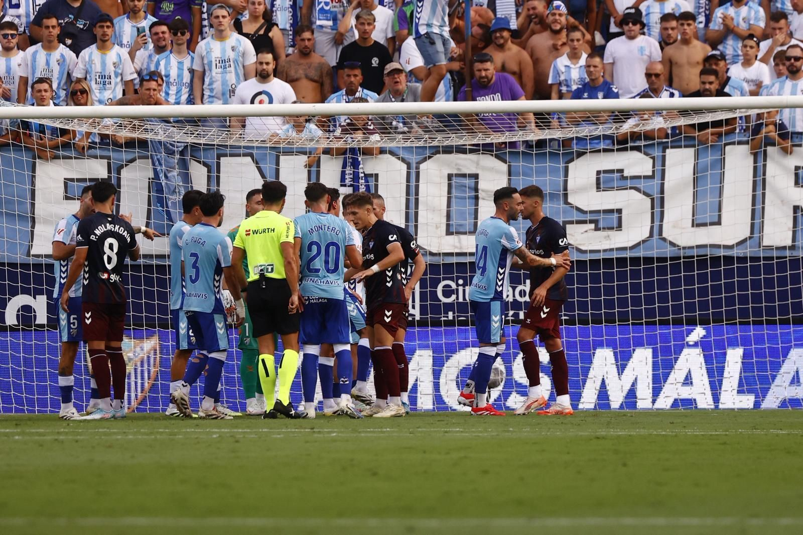 El Málaga CF - SD Eibar, en fotos