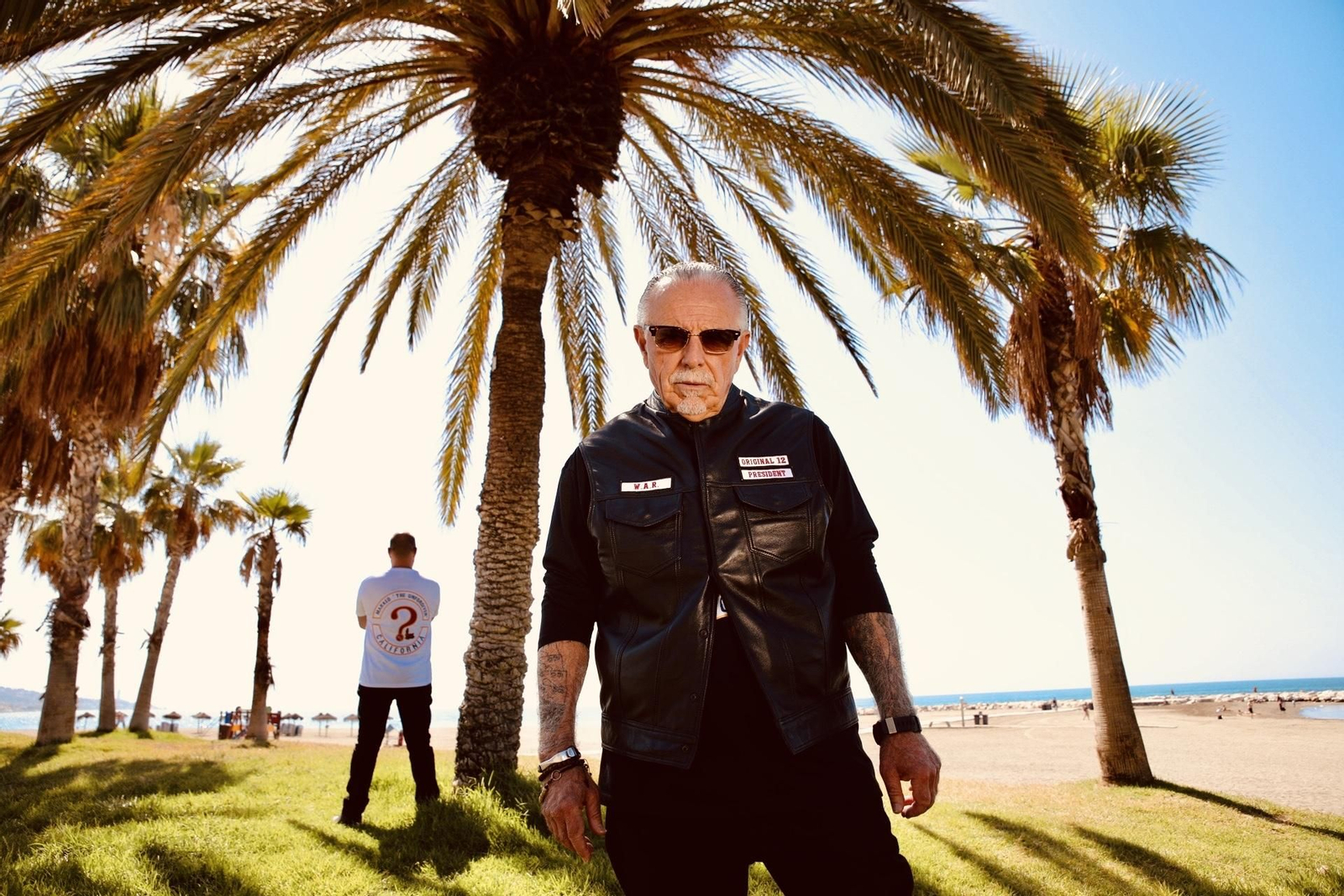 George Christie protagonista y David Otero Parra malagueño que participará como actor en la serie.