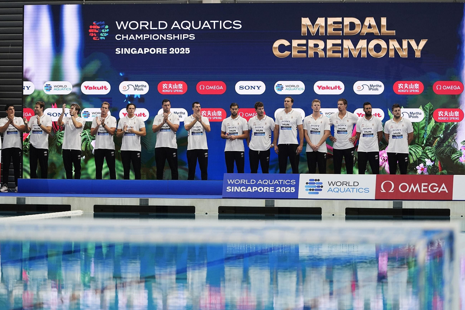 Las fotos del título mundial de España en waterpolo