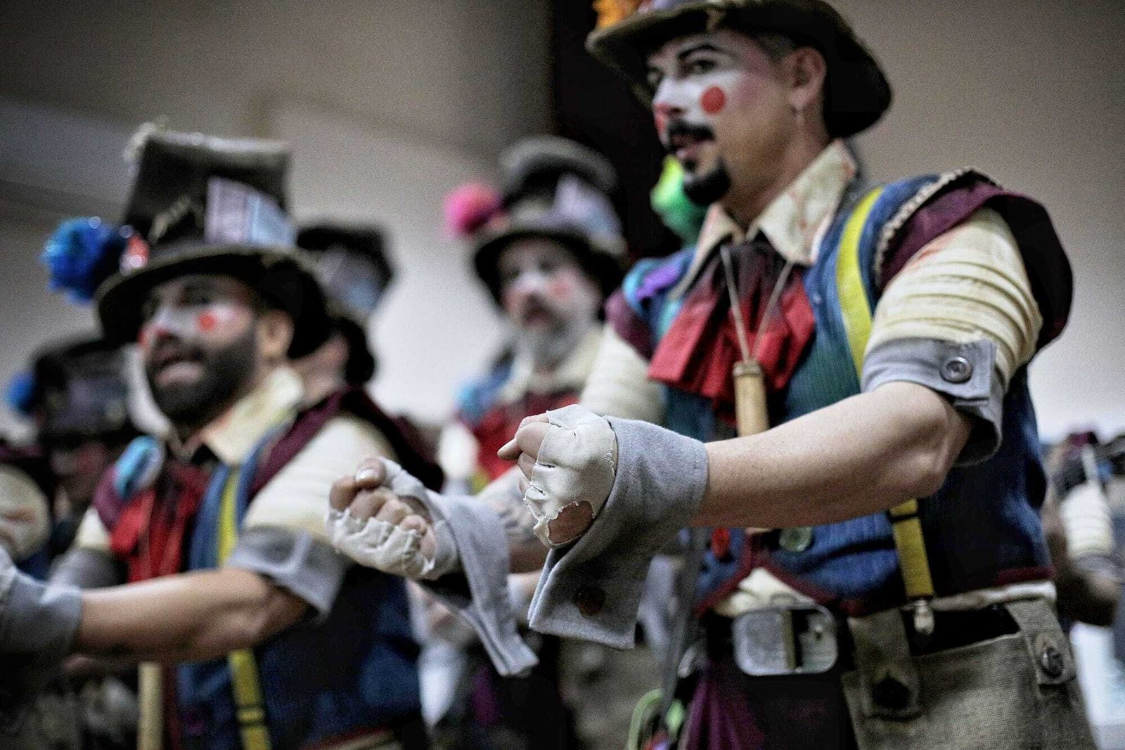 Comparsa 'Los colaores', una comparsa de toda la vida'.