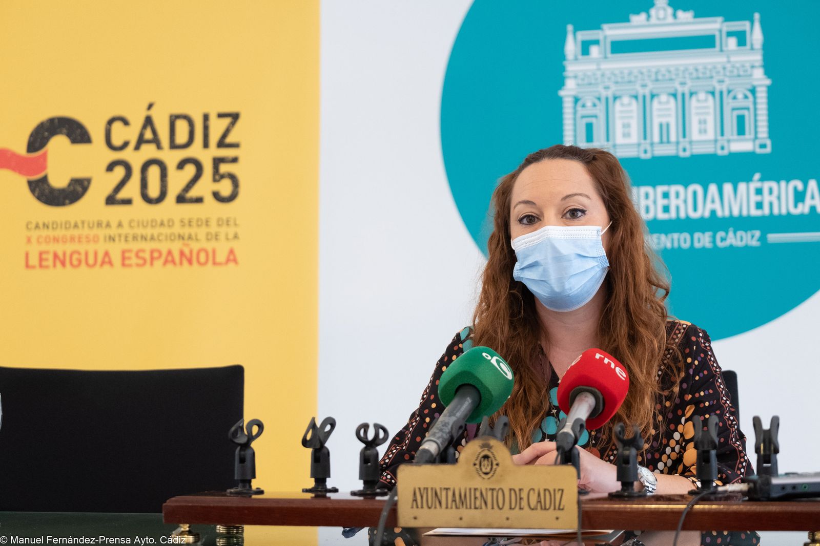 La concejala de Feminismos, Lorena Garrón.