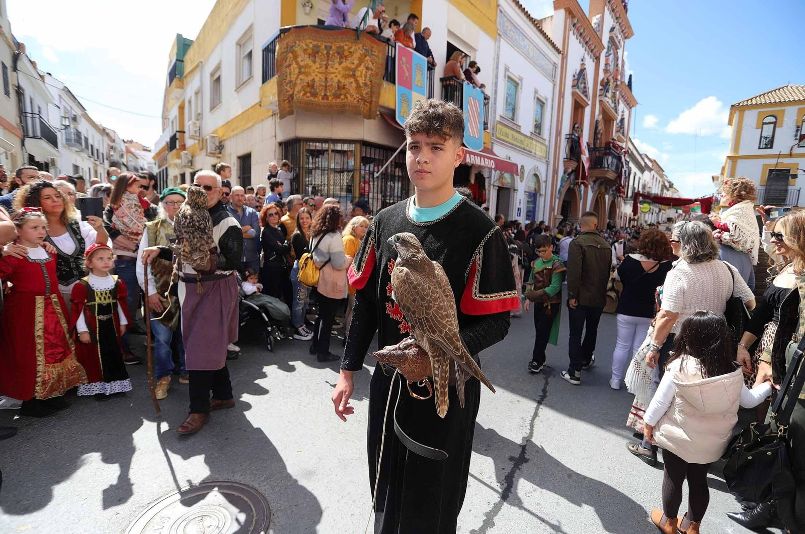 Imágenes del gran ambiente en la Feria Medieval de Palos de la Frontera, Huelva