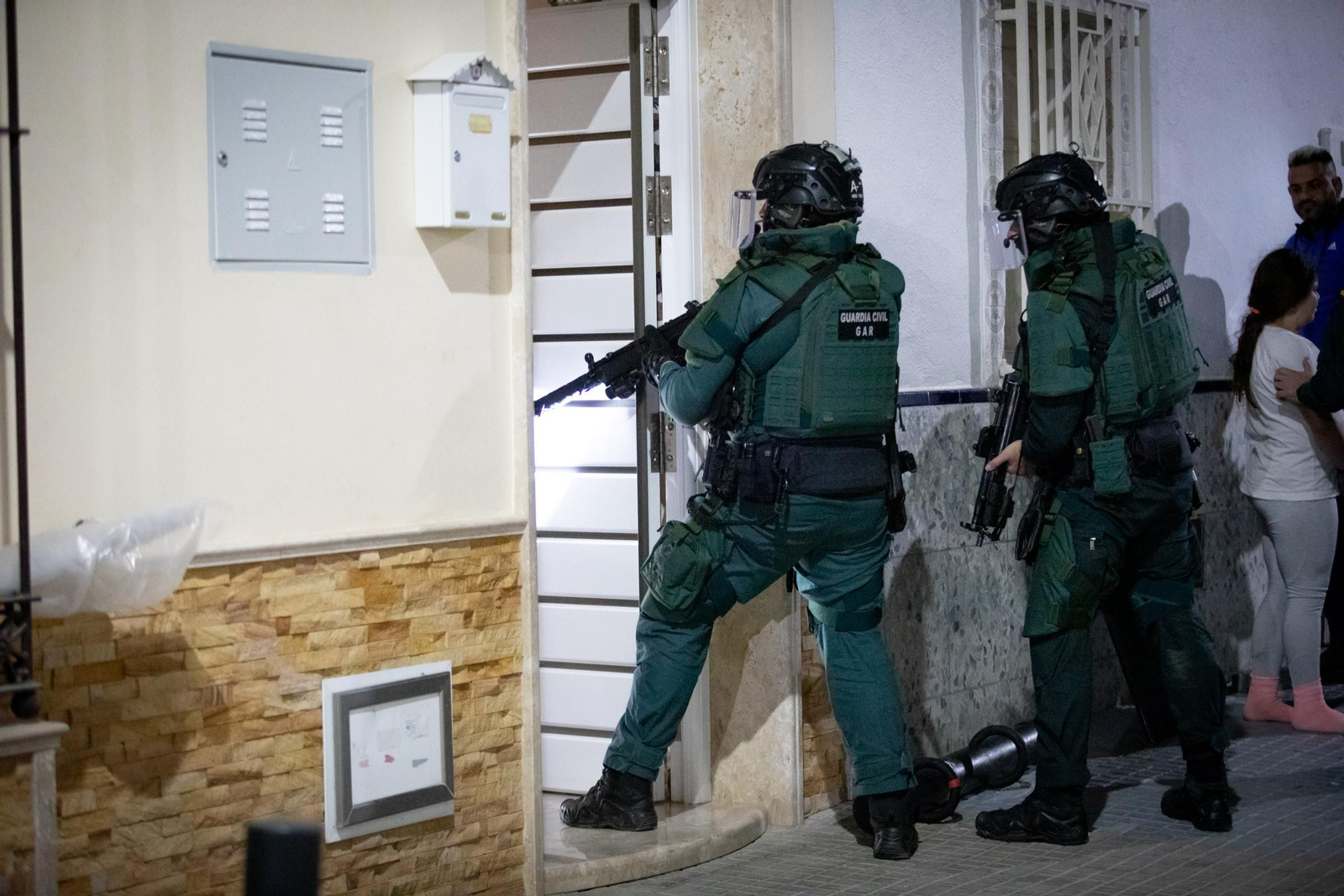 Operación de la Guardia Civil contra el clan de Los Piños en Puerto Serrano