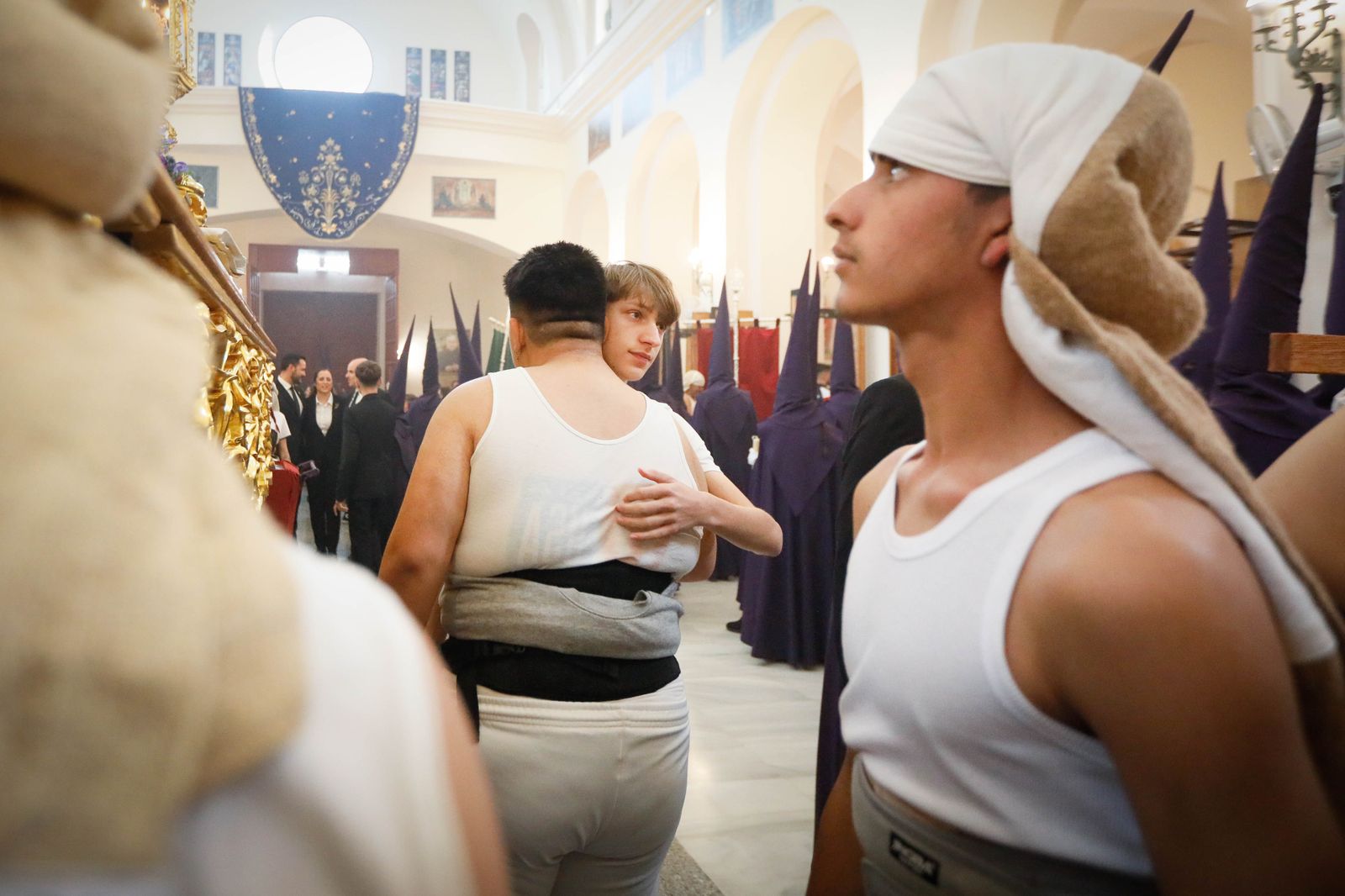 La procesión del Encuentro, en imágenes