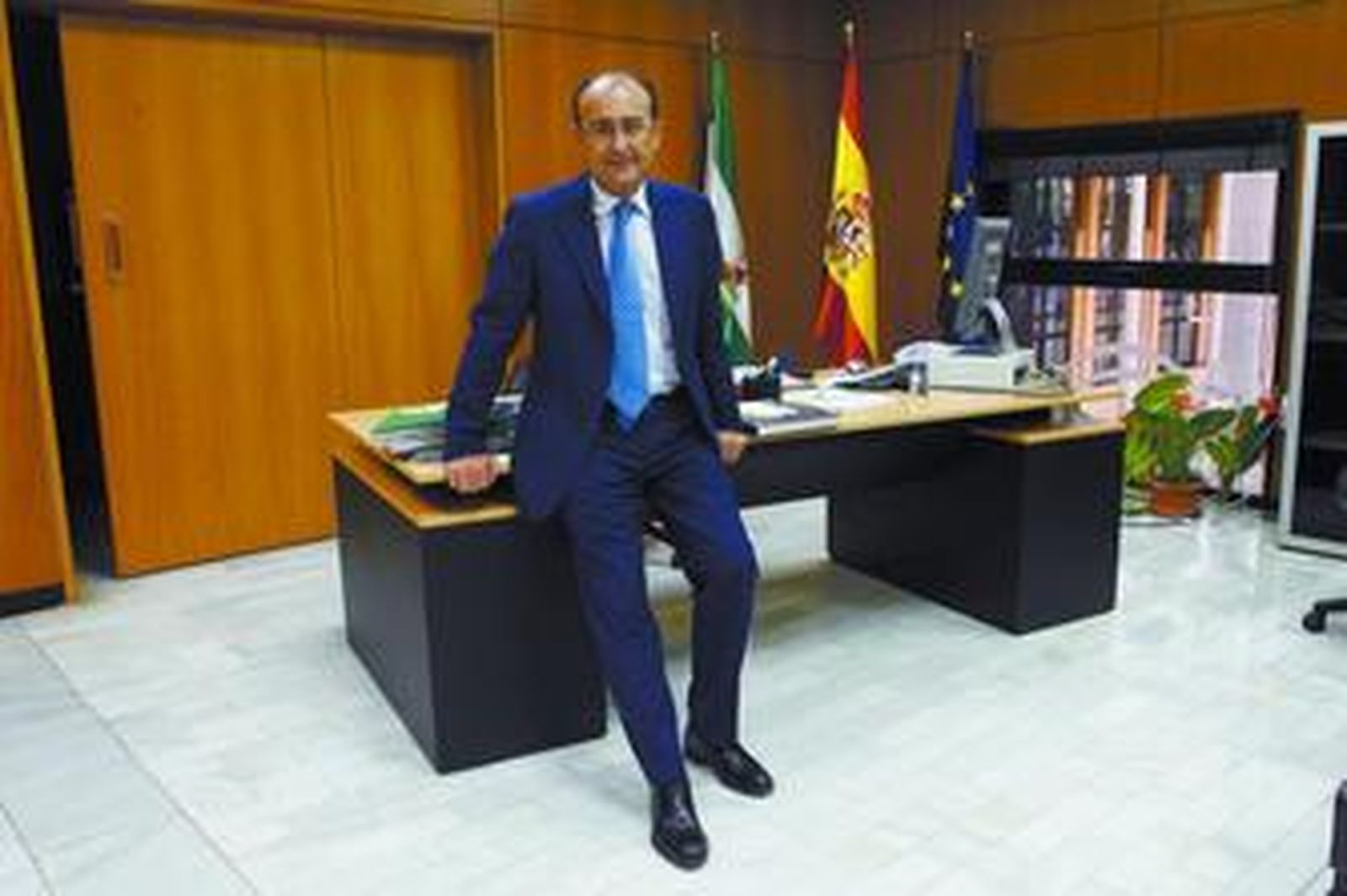 Martín Soler, en su despacho de la Consejería de Agricultura y Pesca.